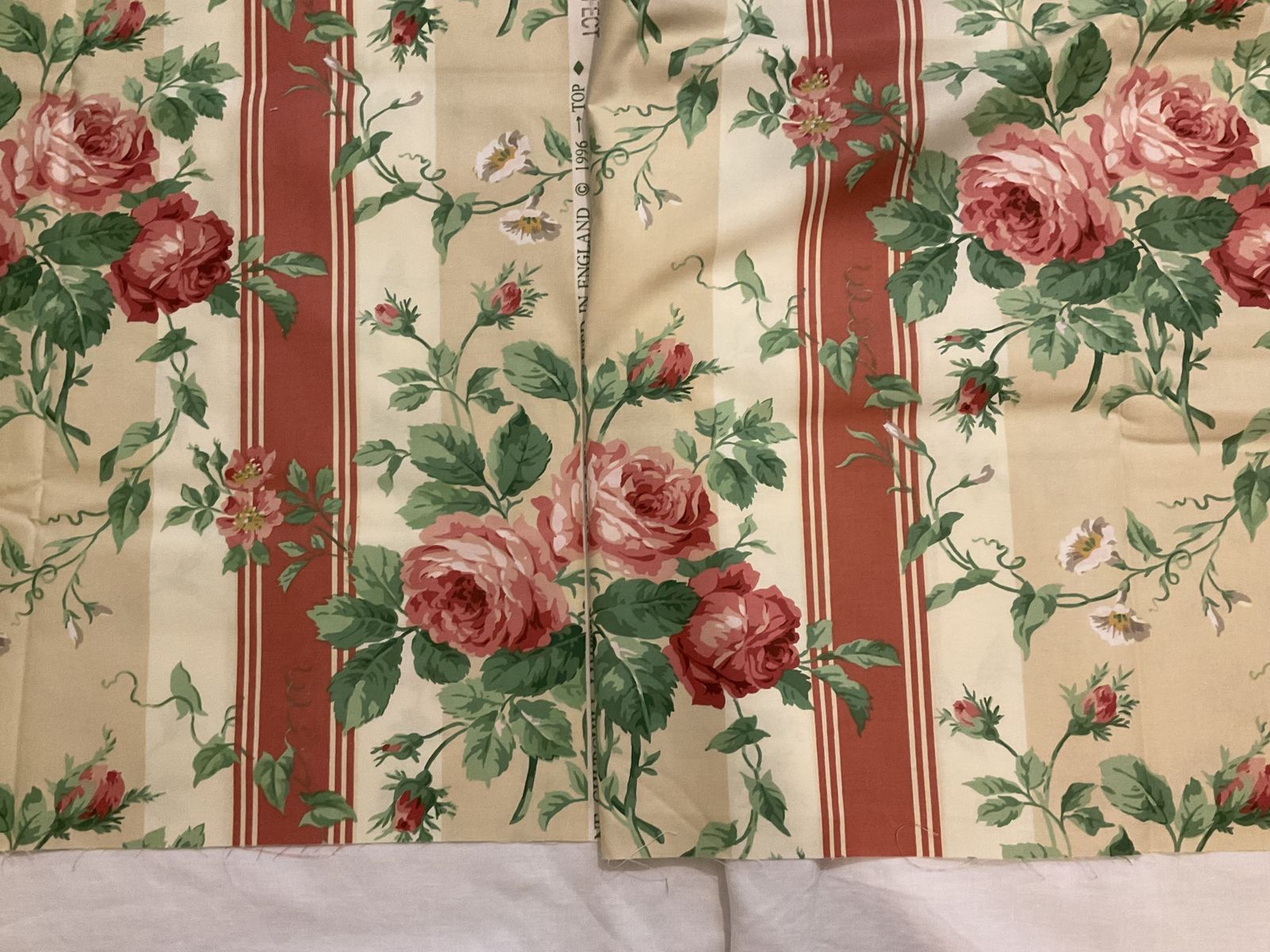Jane Churchill ‘Pemberley’ Vintage Curtain Fabric Unused.  6x3m Length (18m Total) photo buy