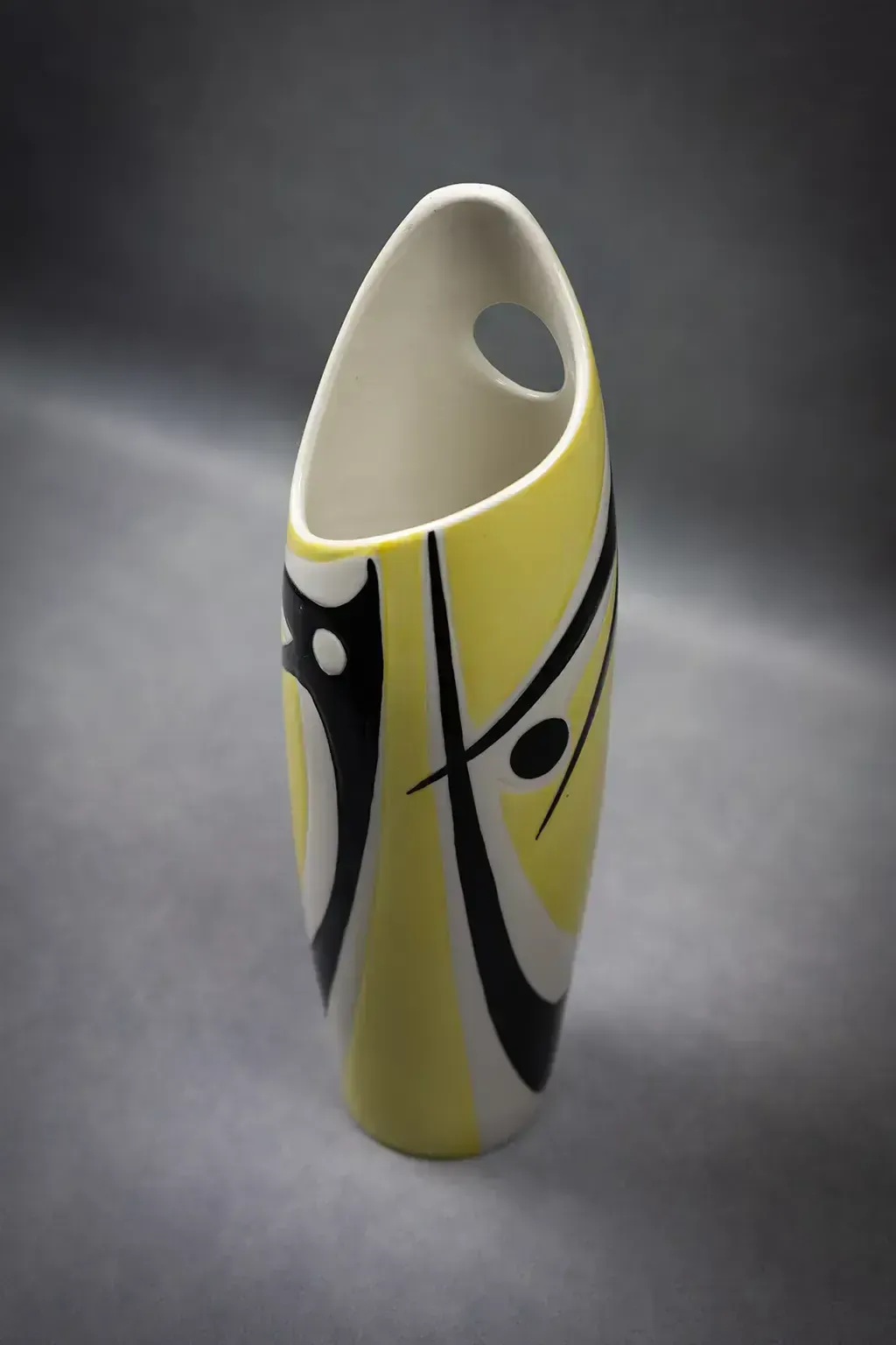 Modernist Porcelain Vase By Janos Török For Zsolnay photo vintage