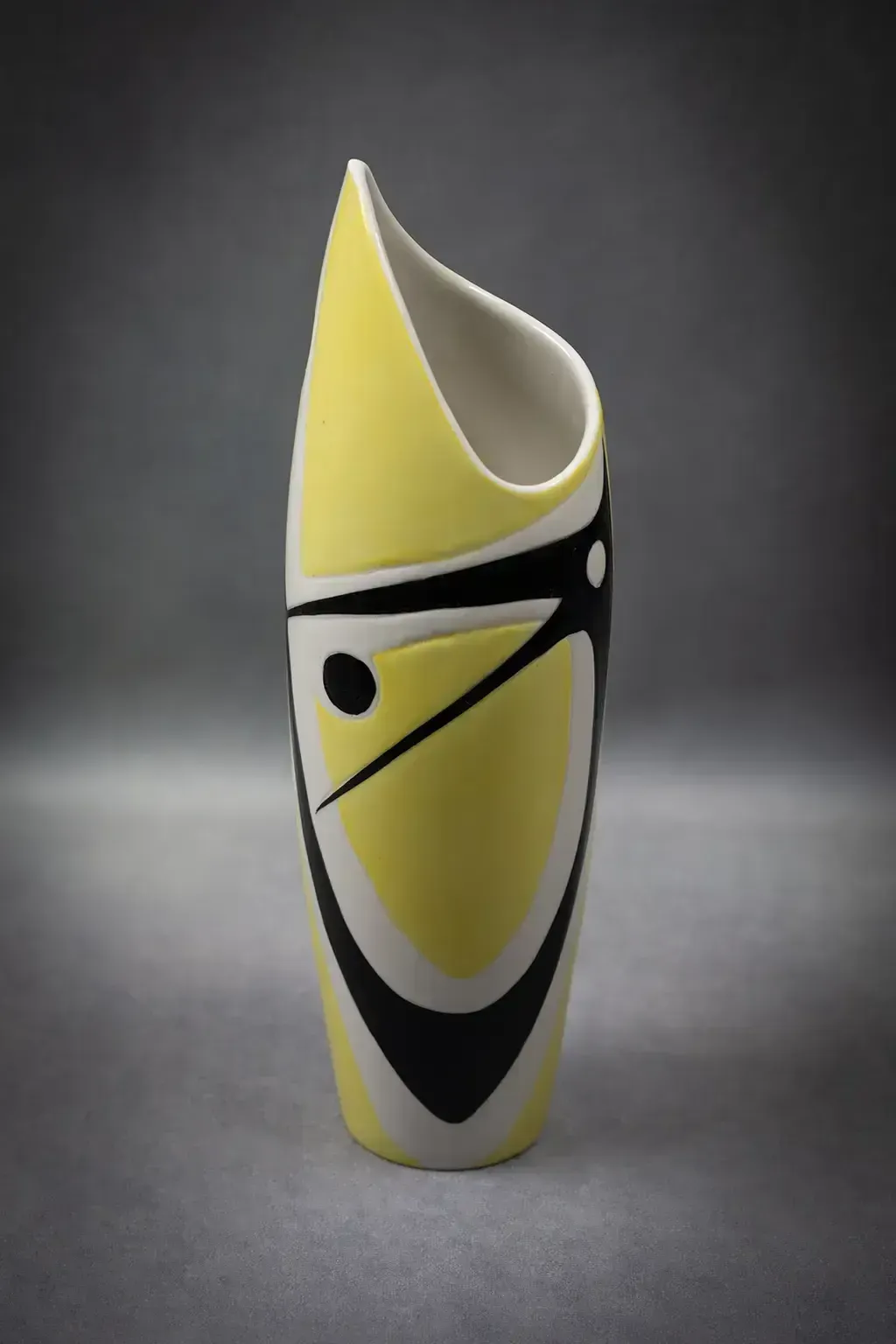 photo furniture Modernist Porcelain Vase By Janos Török For Zsolnay