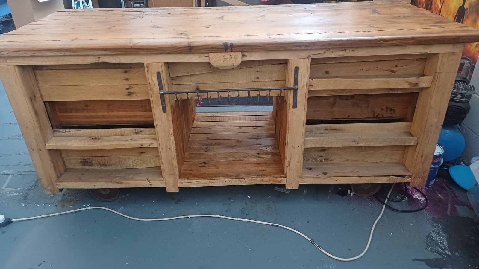 Industrial Style Wood Furniture Storage Dresser photo for sale