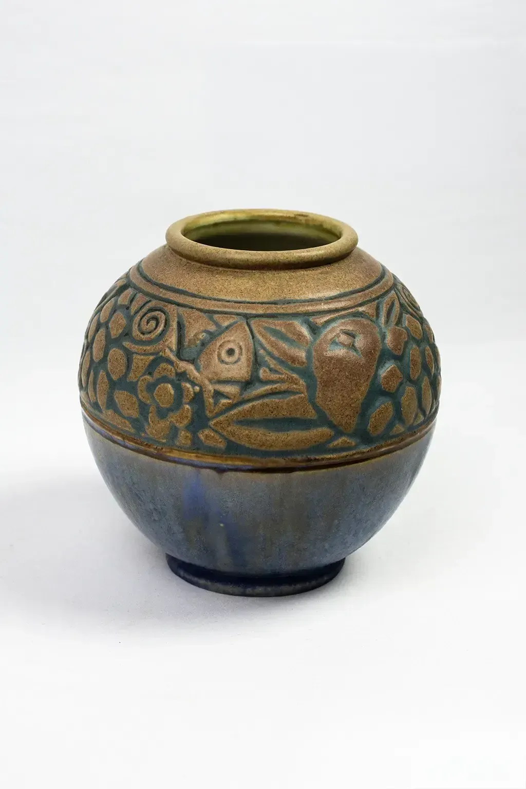 Vase boule Art déco - Mougin & Gaston Ventrillon (Nancy)