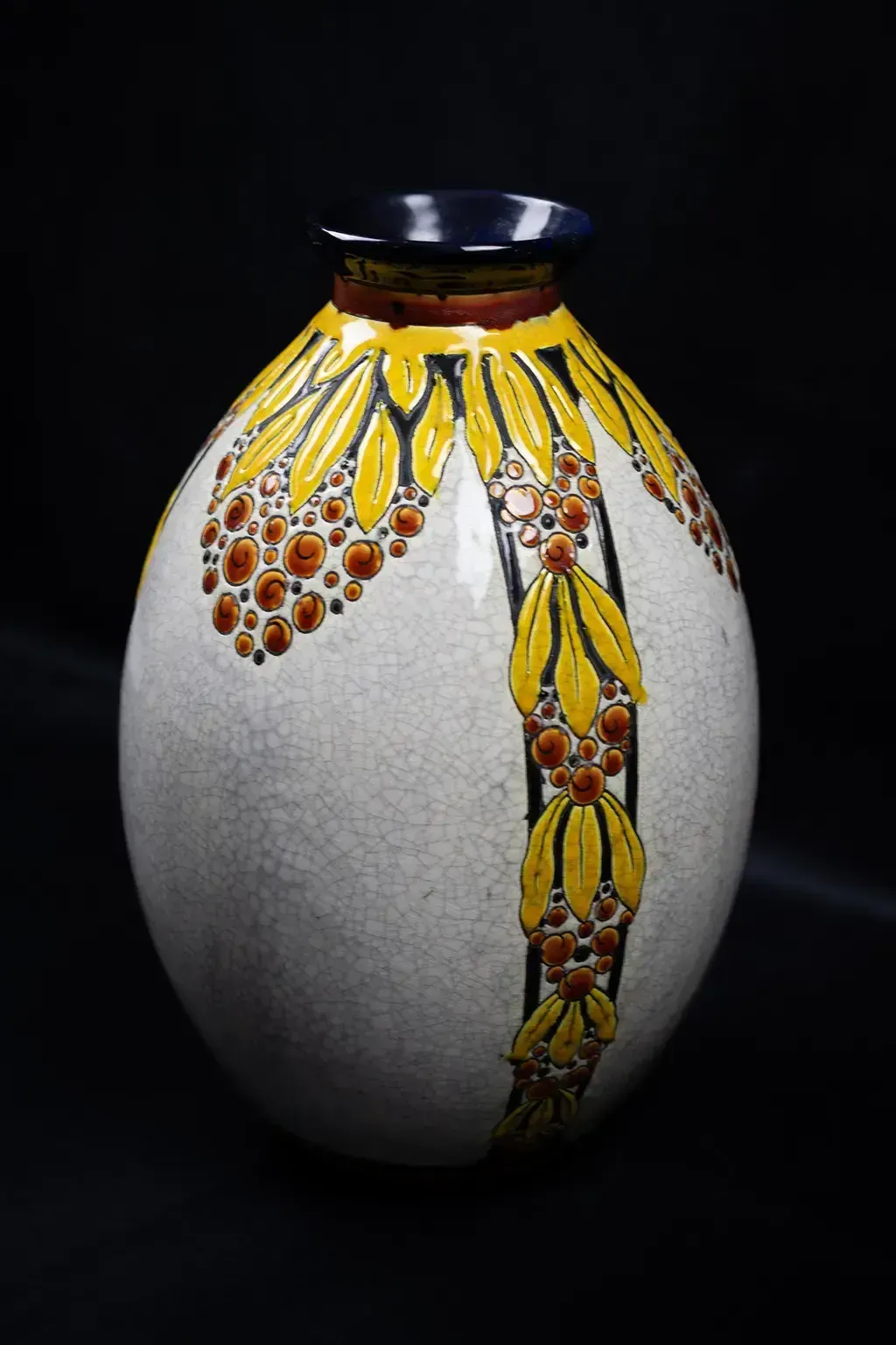 Vase en faïence craquelée Charles Catteau (D.746) photo buy