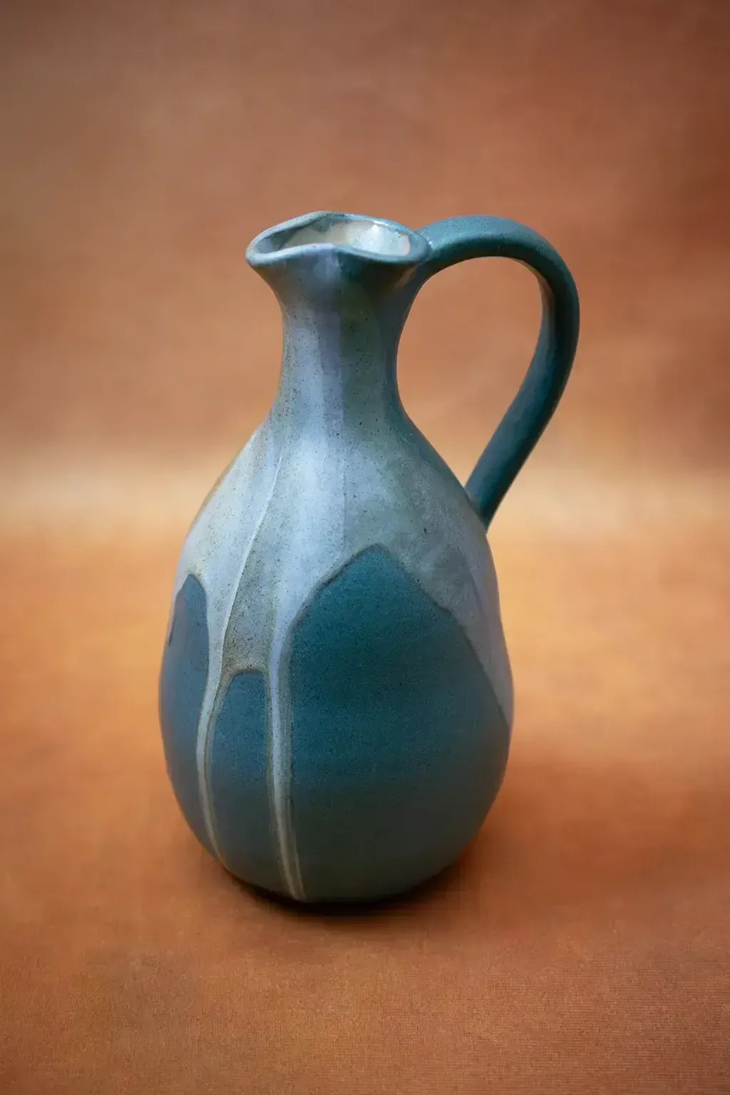Glazed Stoneware Pitcher Vase By Léon Pointu photo furniture