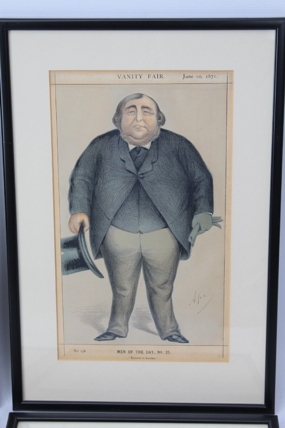 Set 4 Antique Vanity Fair Spy Prints Men Of The Day photo vinterior