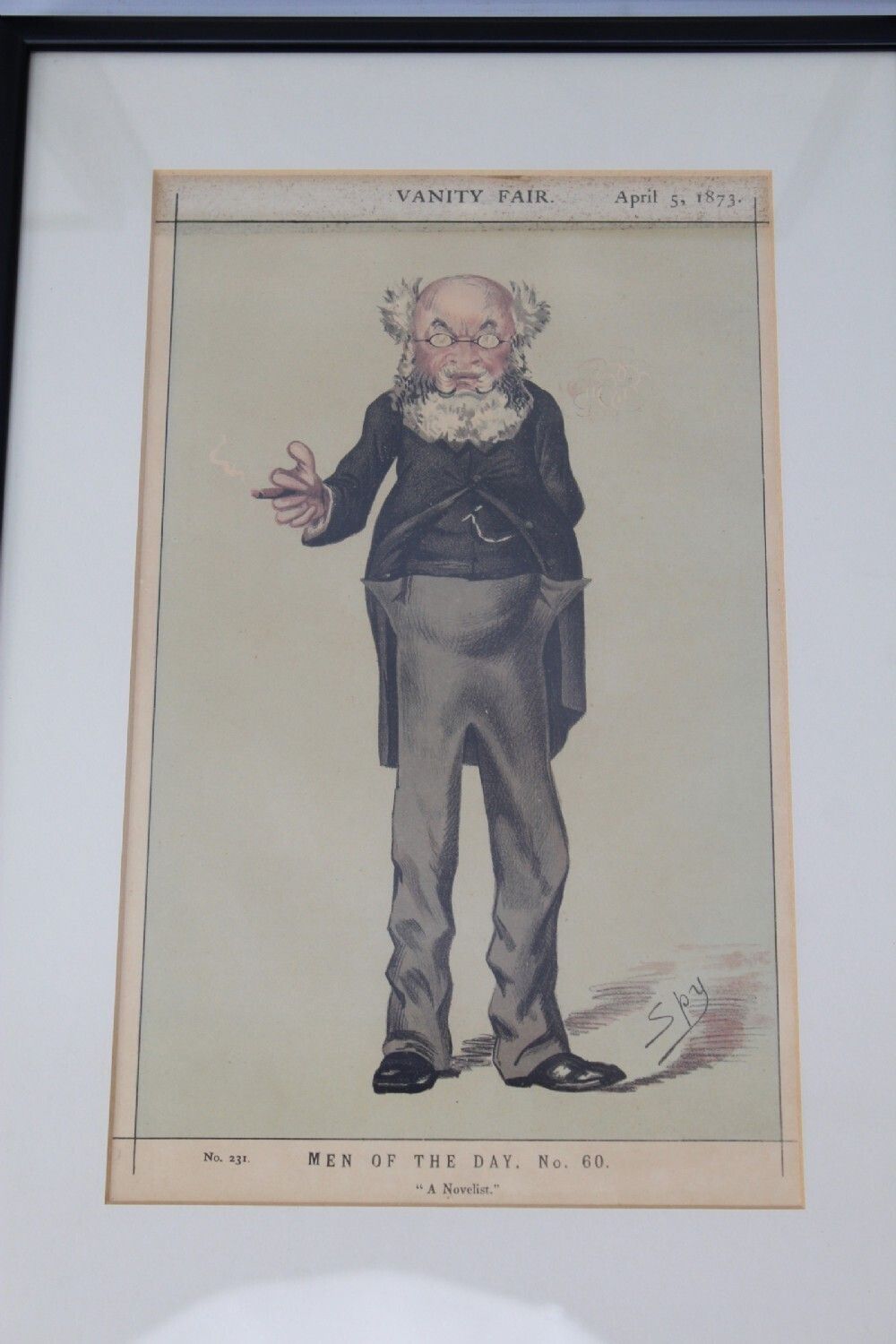 Set 4 Antique Vanity Fair Spy Prints Men Of The Day photo vintage