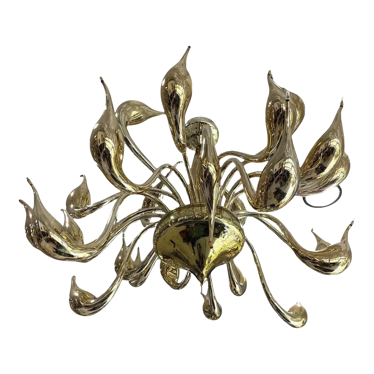 Lu Murano Glass Chandelier By Fornasier