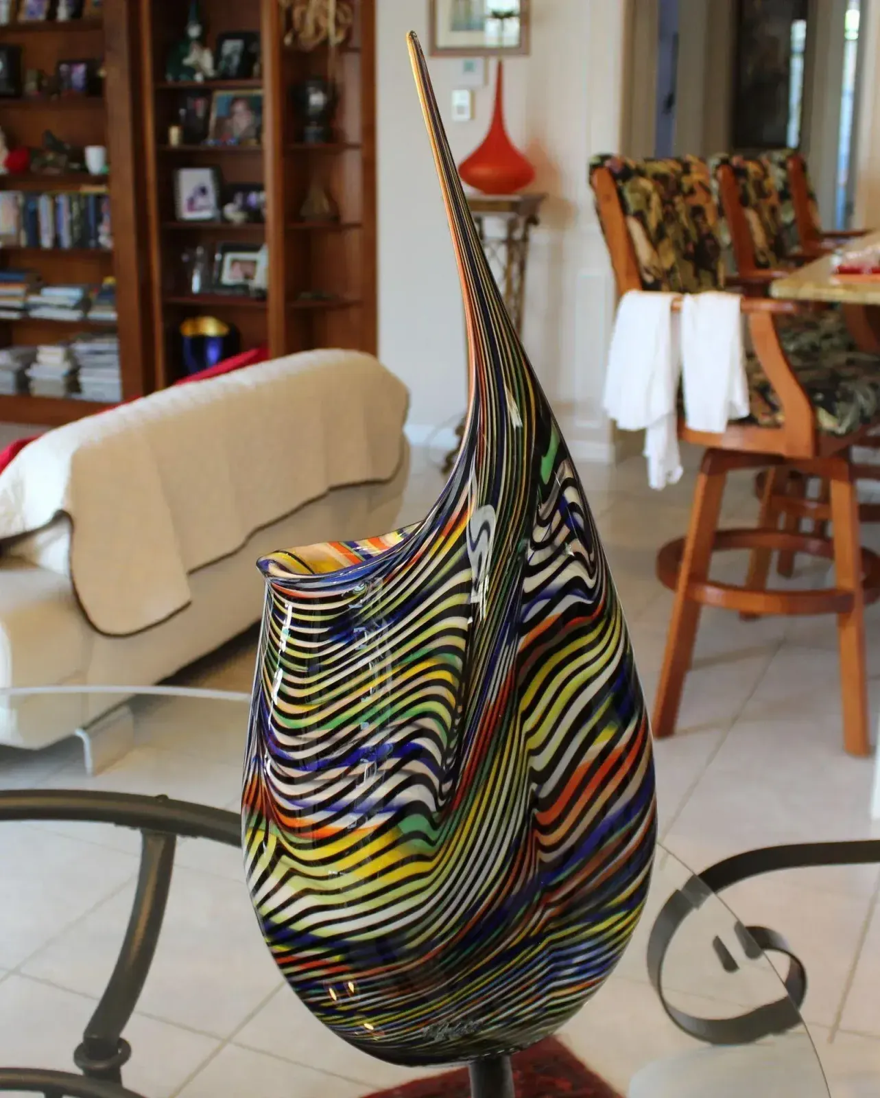 "Tiger" 1 Of 1 Vase By Afro Celotto photo vintage