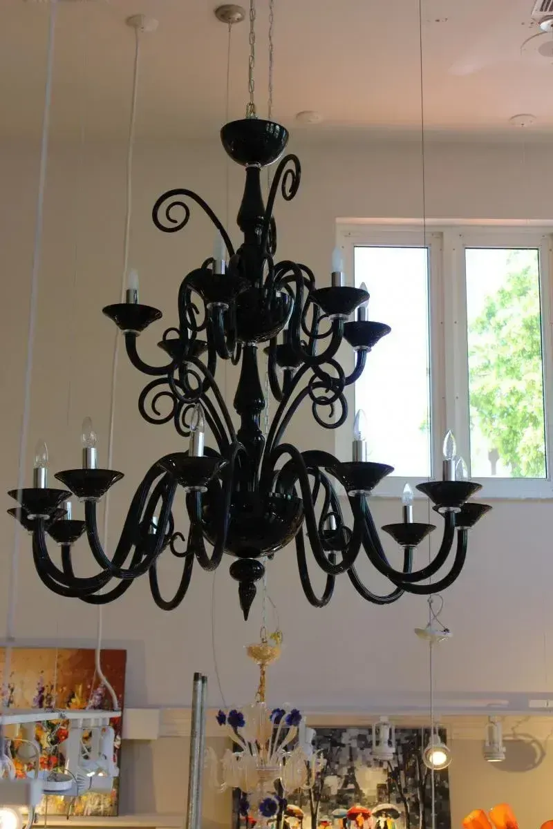 Simone Cenedese   Black Beauty Chandelier photo for sale
