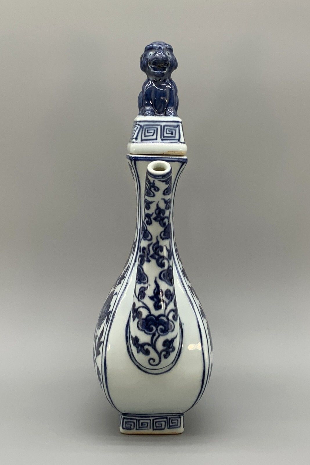 Superb Early 20thc Chinese Blue & White Ming Dynasty Style Porcelain Teapot Ewer photo Home Decor