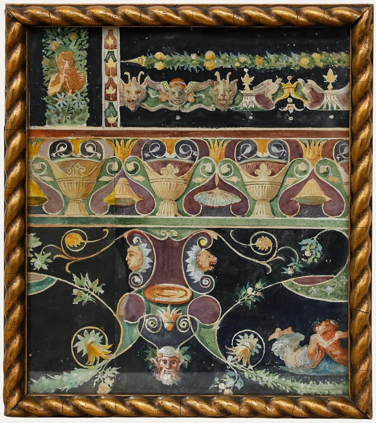 Adolf Schill (1848 1911)   Late 19th Century Watercolour, Classical Motifs