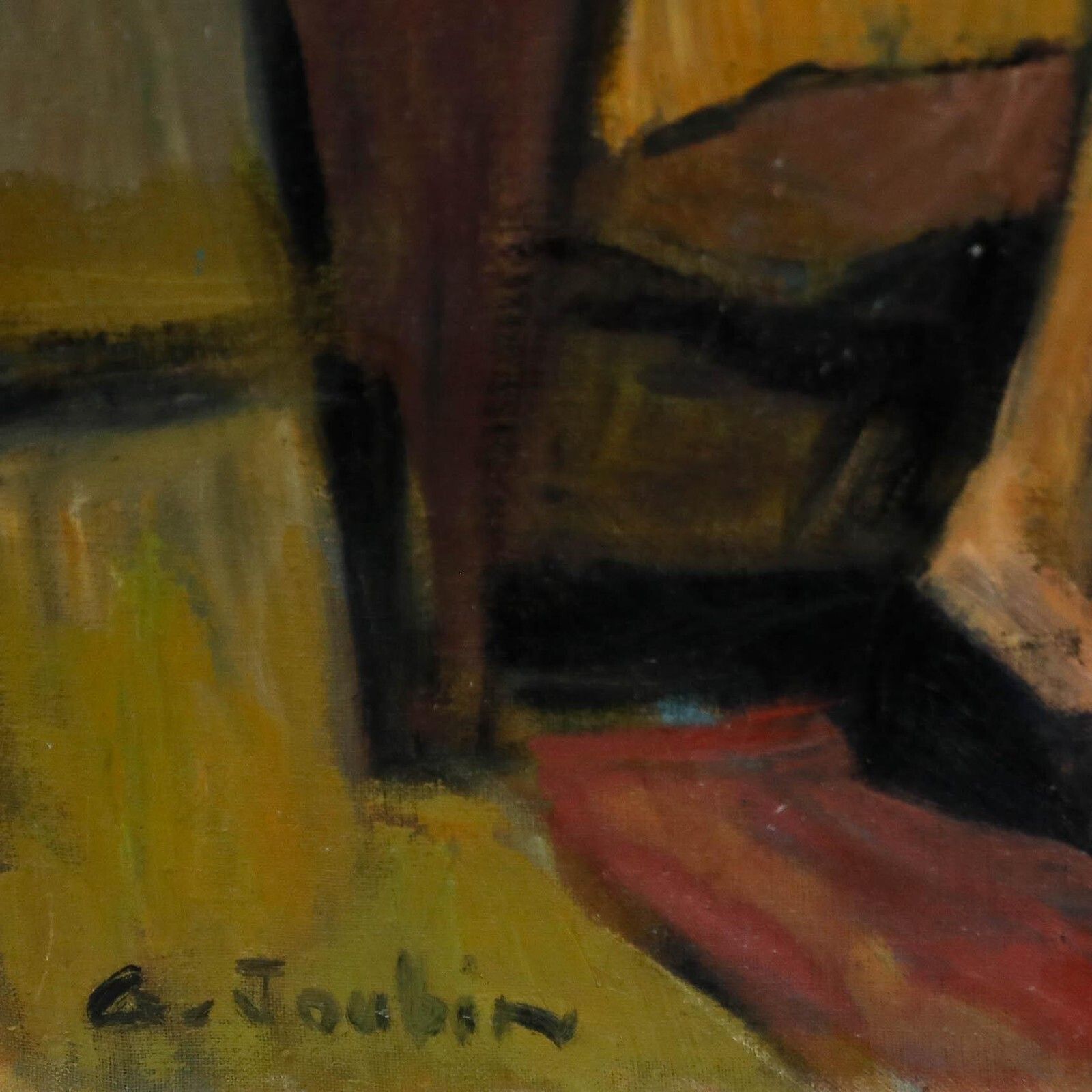 Georges Joubin (1888 1983)   Mid 20th Century Oil, The Actor photo buy