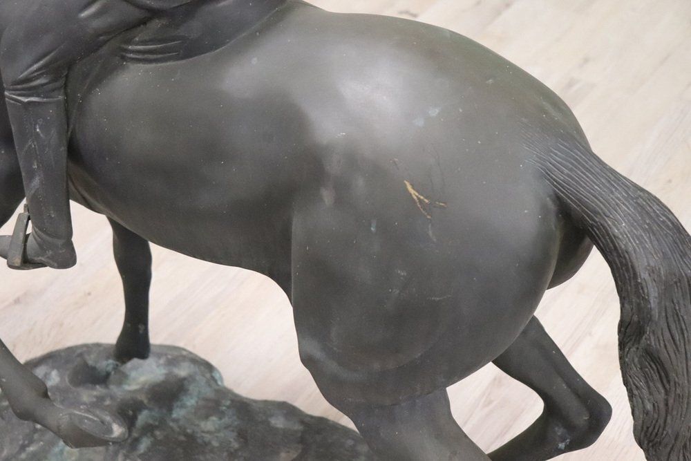 Horse And Jockey, Early 20th Century, Bronze photo 6644.0