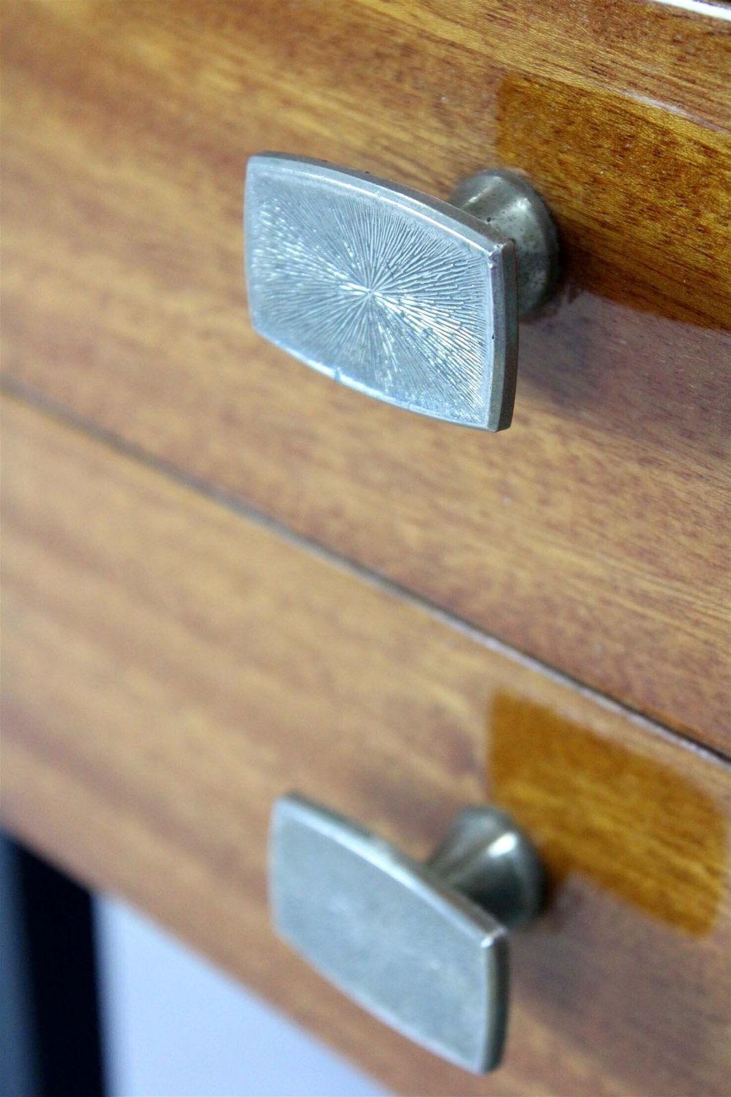 Mid Century Mahogany Nightstands By Up Závody, Czechoslovakia, 1970s, Set Of 2 photo Furniture