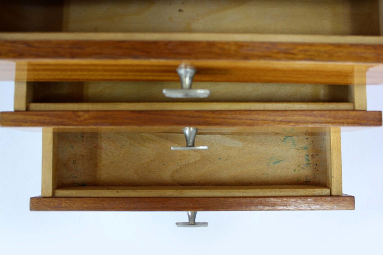 photo vinterior Mid Century Mahogany Nightstands By Up Závody, Czechoslovakia, 1970s, Set Of 2