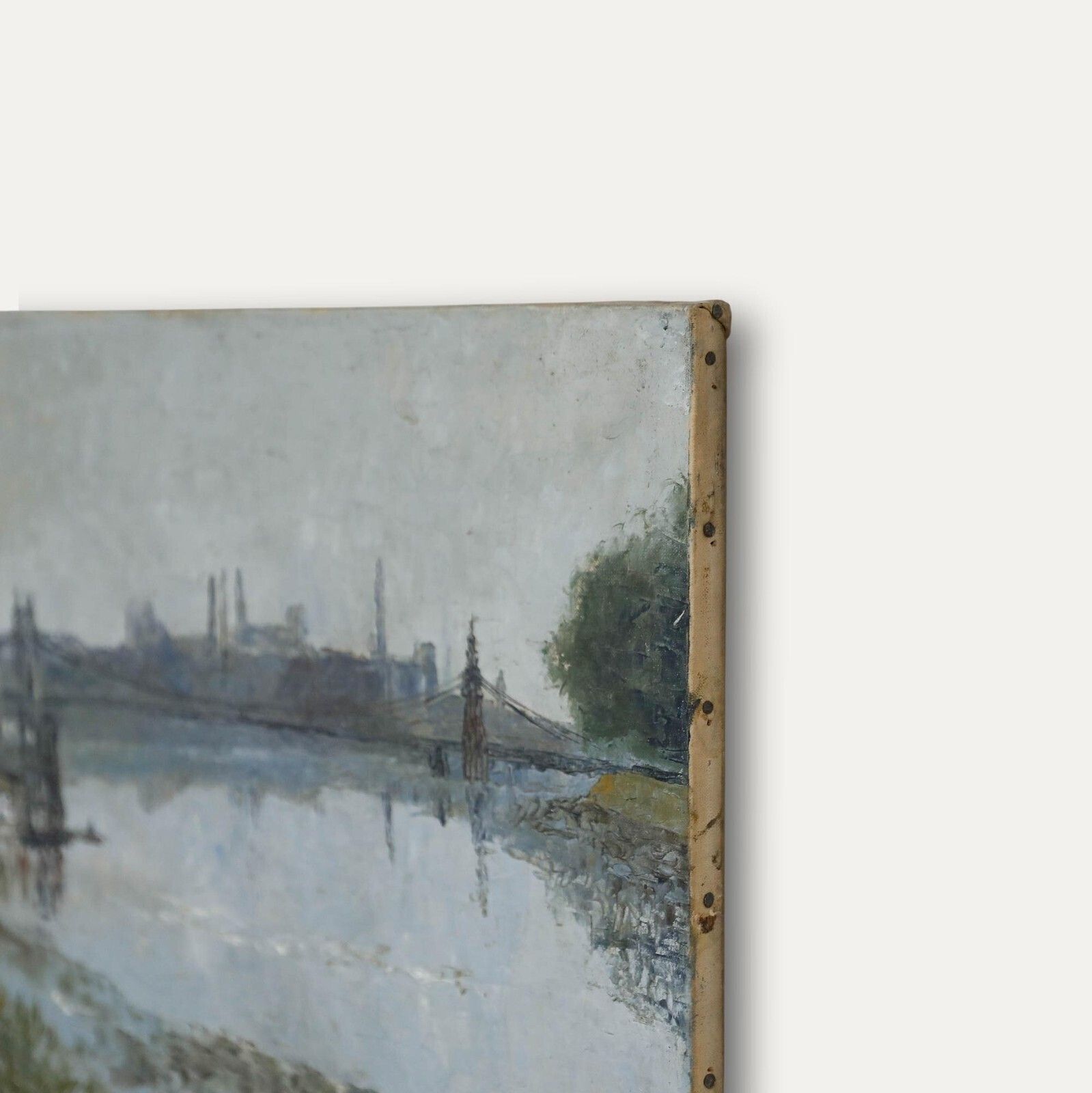 James Dring (1905 1985)   Early 20th Century Oil, Thames Scene photo 250.0
