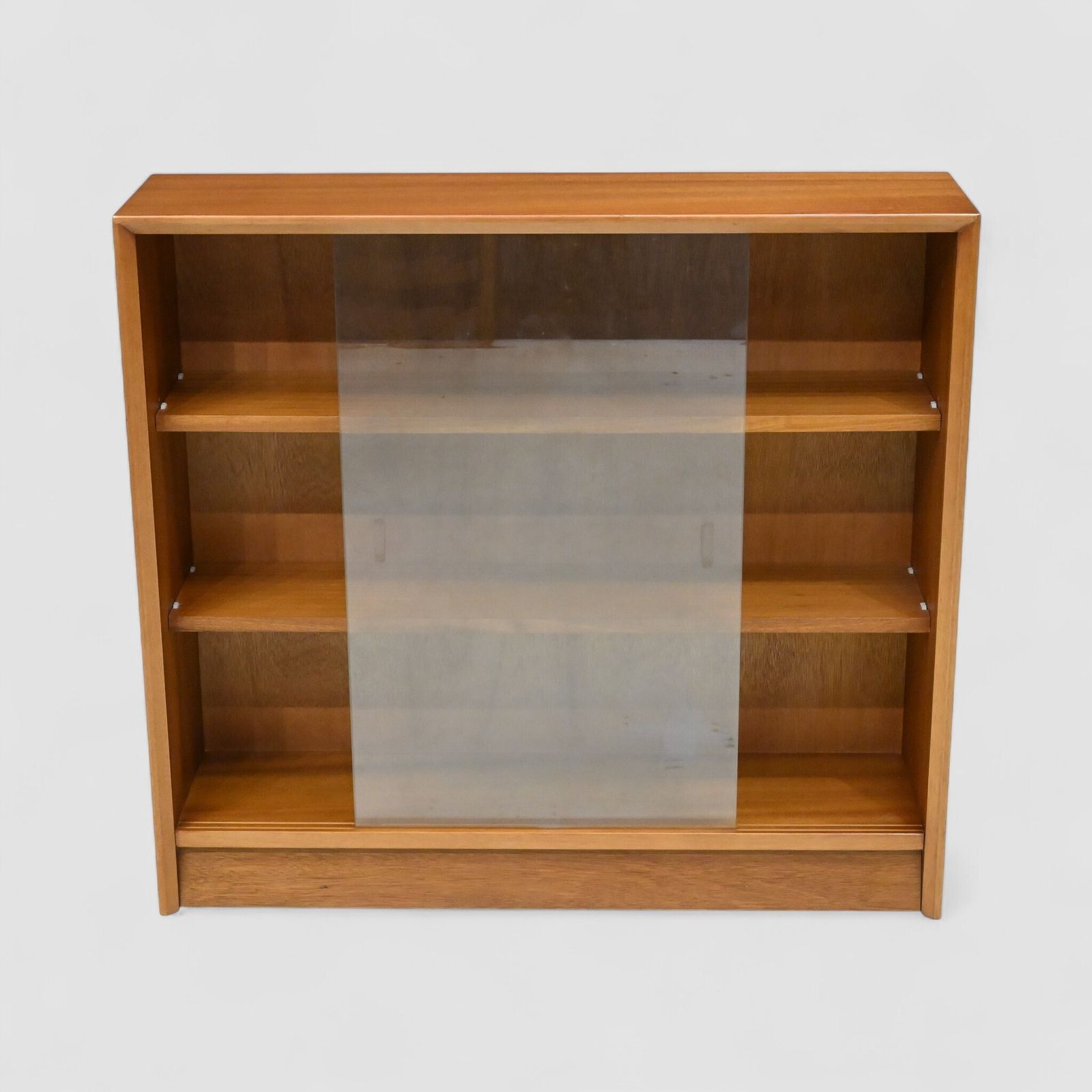 photo furniture 1950s 60s Gibbs Teak Display Cabinet Sliding Glass Doors Free Uk Delivery*