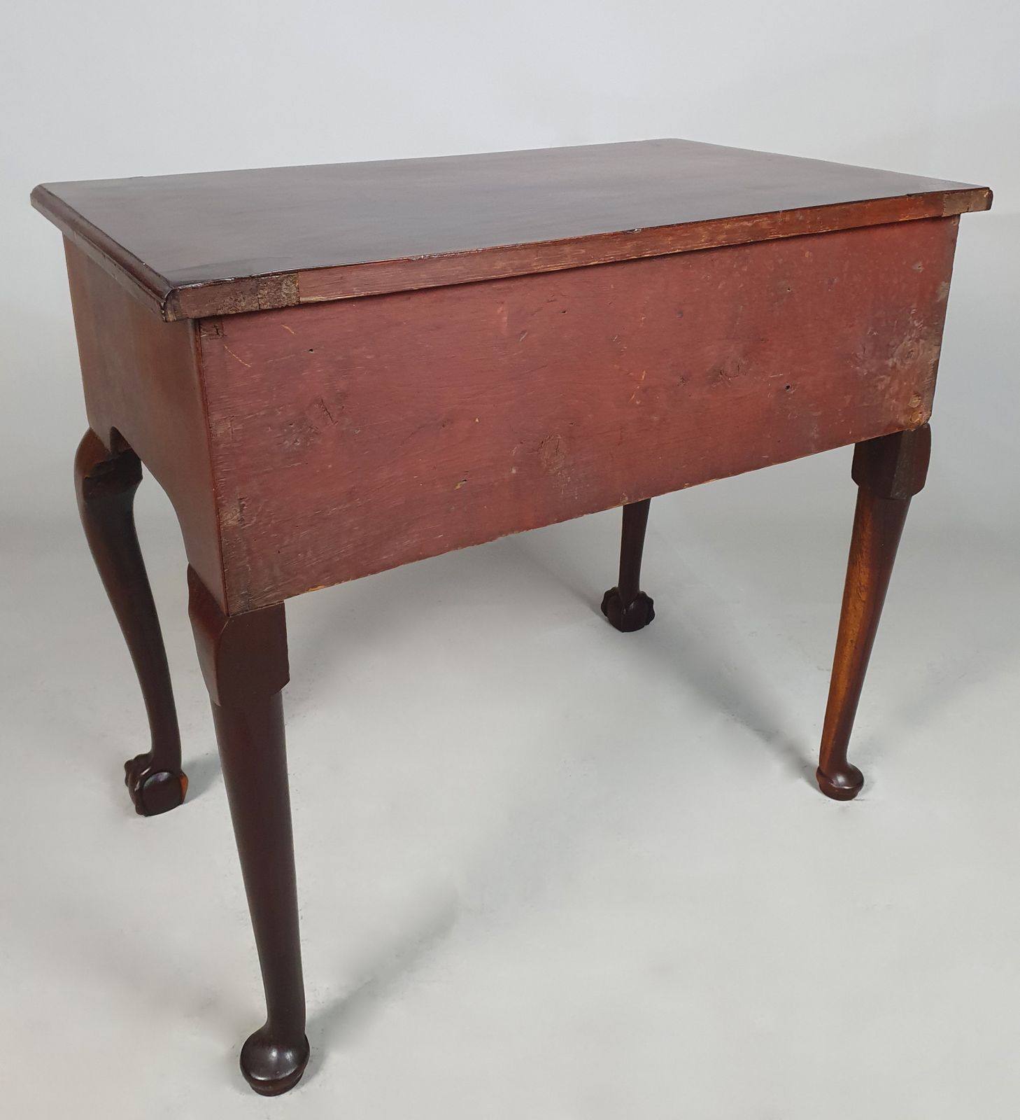 Lovely George III Red Walnut Lowboy On Ball And Claw Feet C. 1775 photo buy