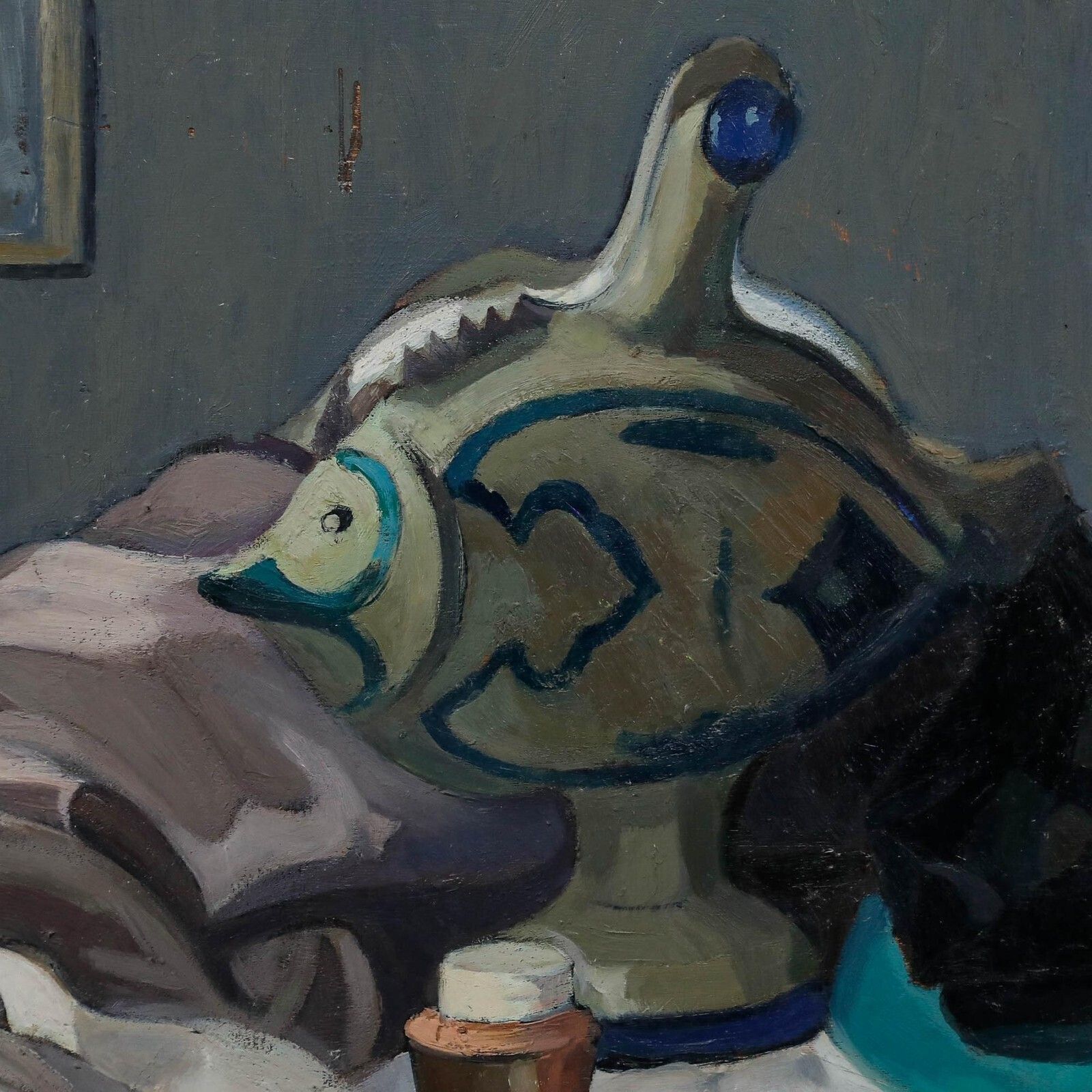 Georges Joubin (1888 1983)   Mid 20th Century Oil, Tabletop Still Life photo vinterior