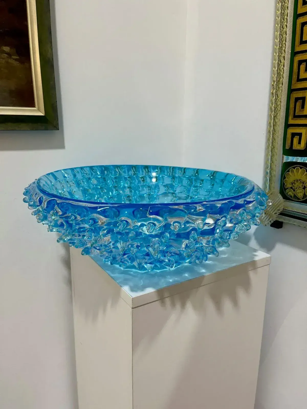 "Scilla" Centerpiece From Murano, Italy photo vinterior