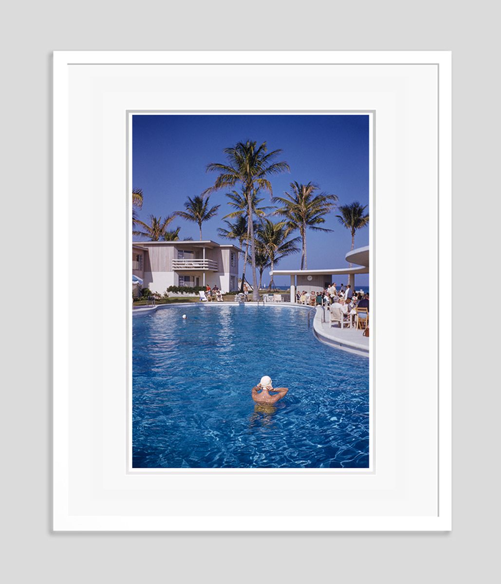 Toni Frissell 'At La Coquille Club' Archival Pigment Print Framed In White photo furniture