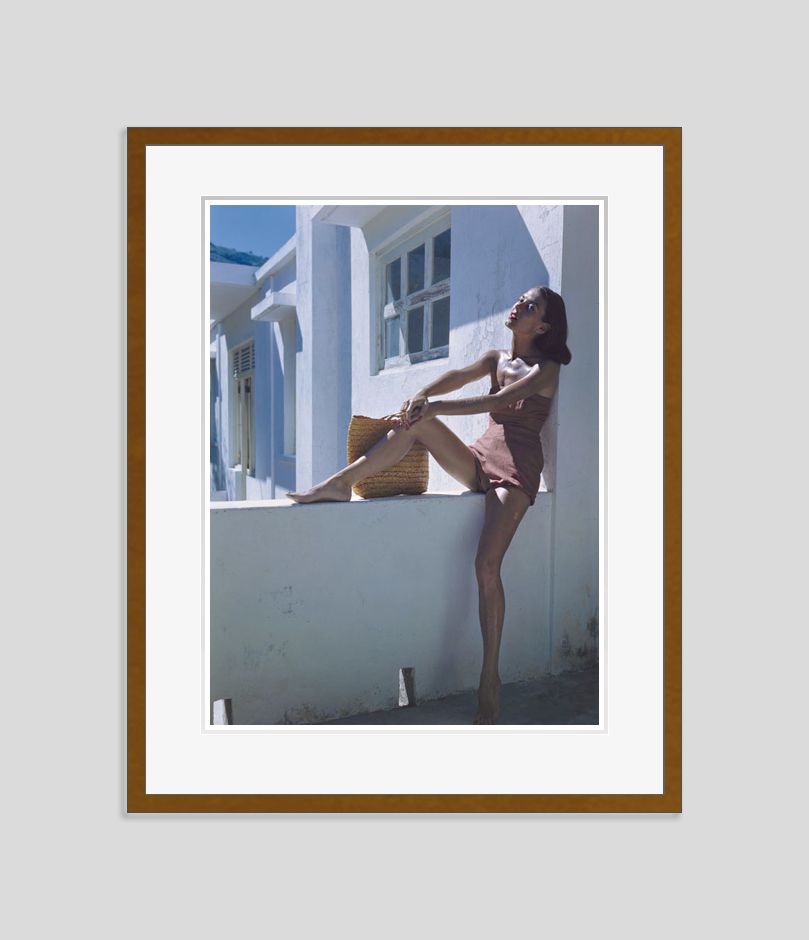Toni Frissell 'Swimwear' Archival Pigment Print Framed In Brown photo furniture