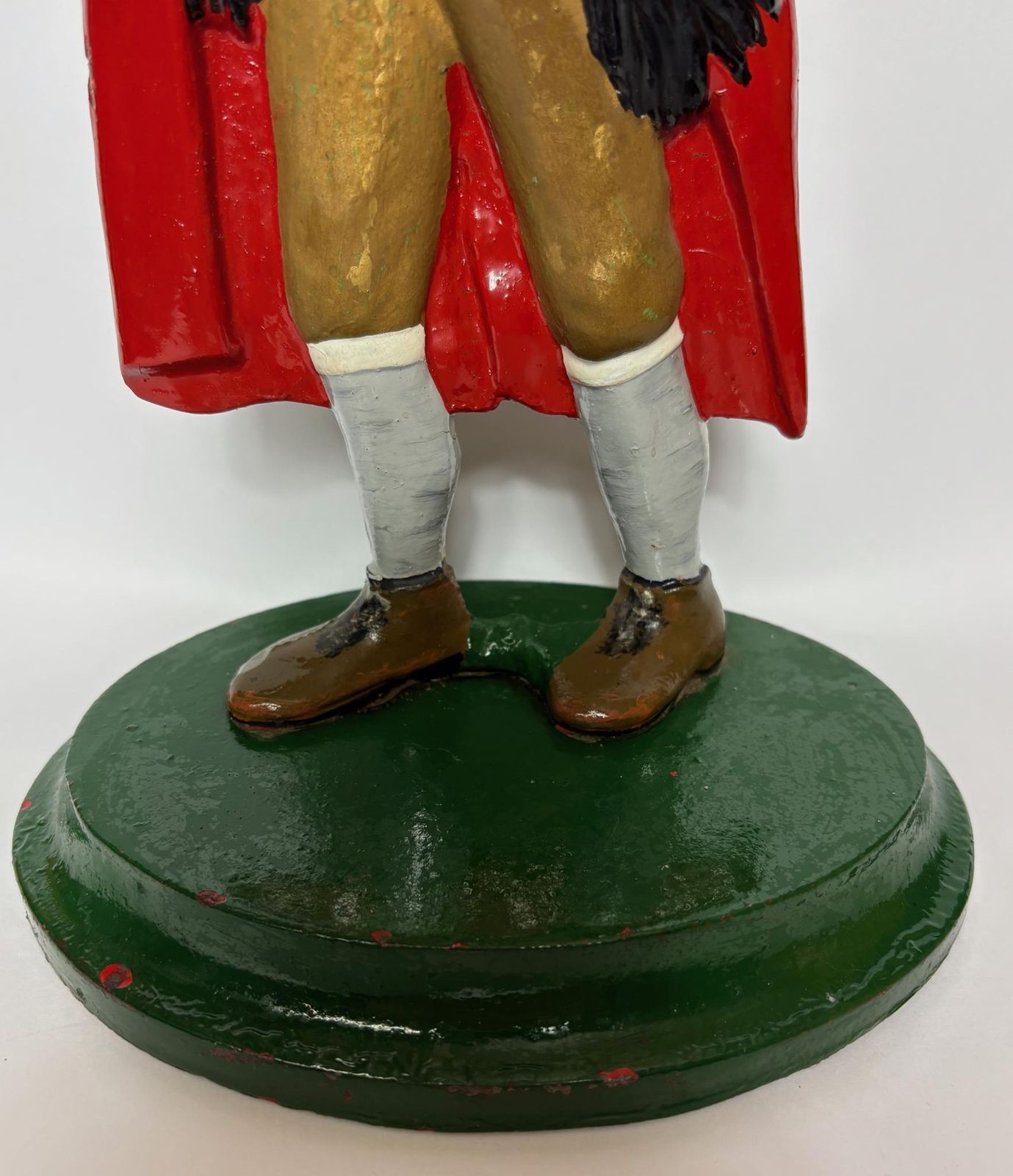 Early 20th‑Century Cast‑Iron Doorstop Of Bob Cratchit & Tiny Tim From Dickens’ A Christmas Carol. photo furniture