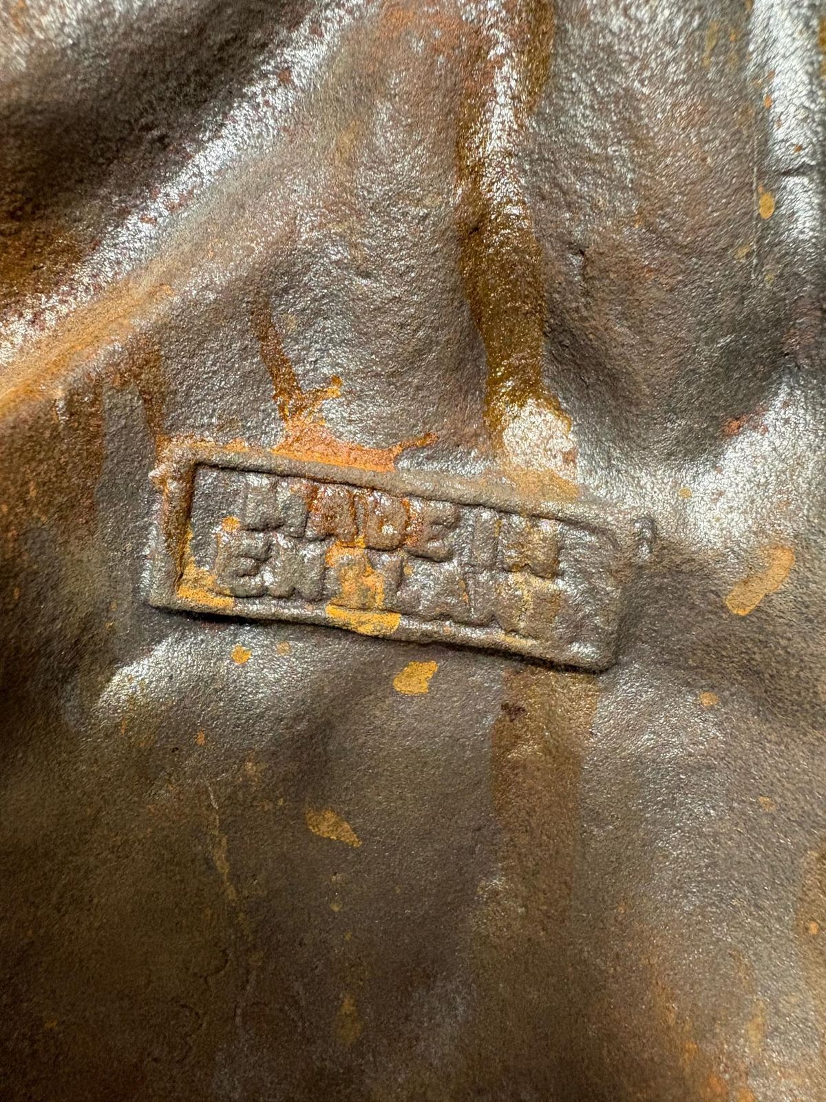 Early 20th‑Century Cast‑Iron Doorstop Of Bob Cratchit & Tiny Tim From Dickens’ A Christmas Carol. photo 225.0