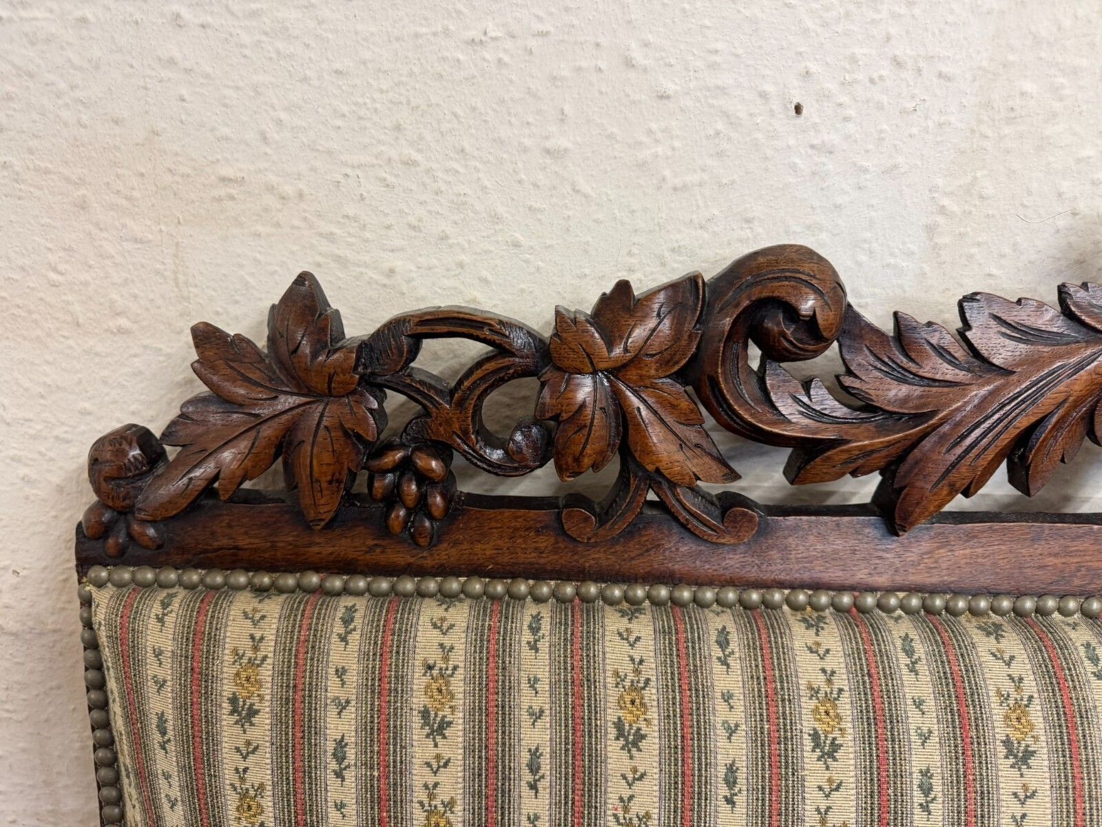 975.0 Quality Antique French Carved Oak Settee And Two Matching Armchairs Circa 1900 photo