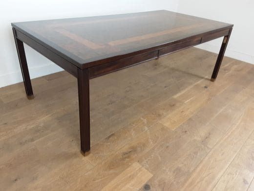 Furniture Large Mid Century Dining Table Designed By Gorm Lindum photo
