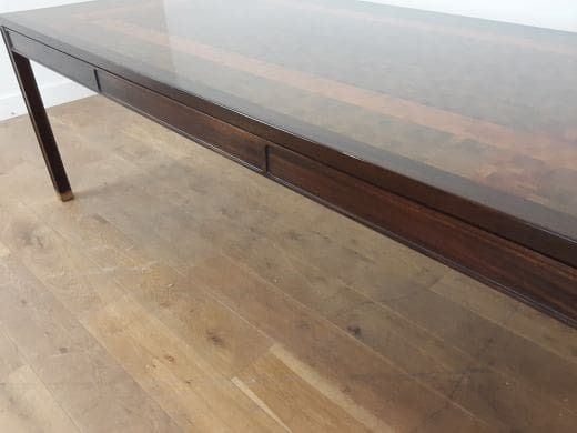 photo vintage Large Mid Century Dining Table Designed By Gorm Lindum