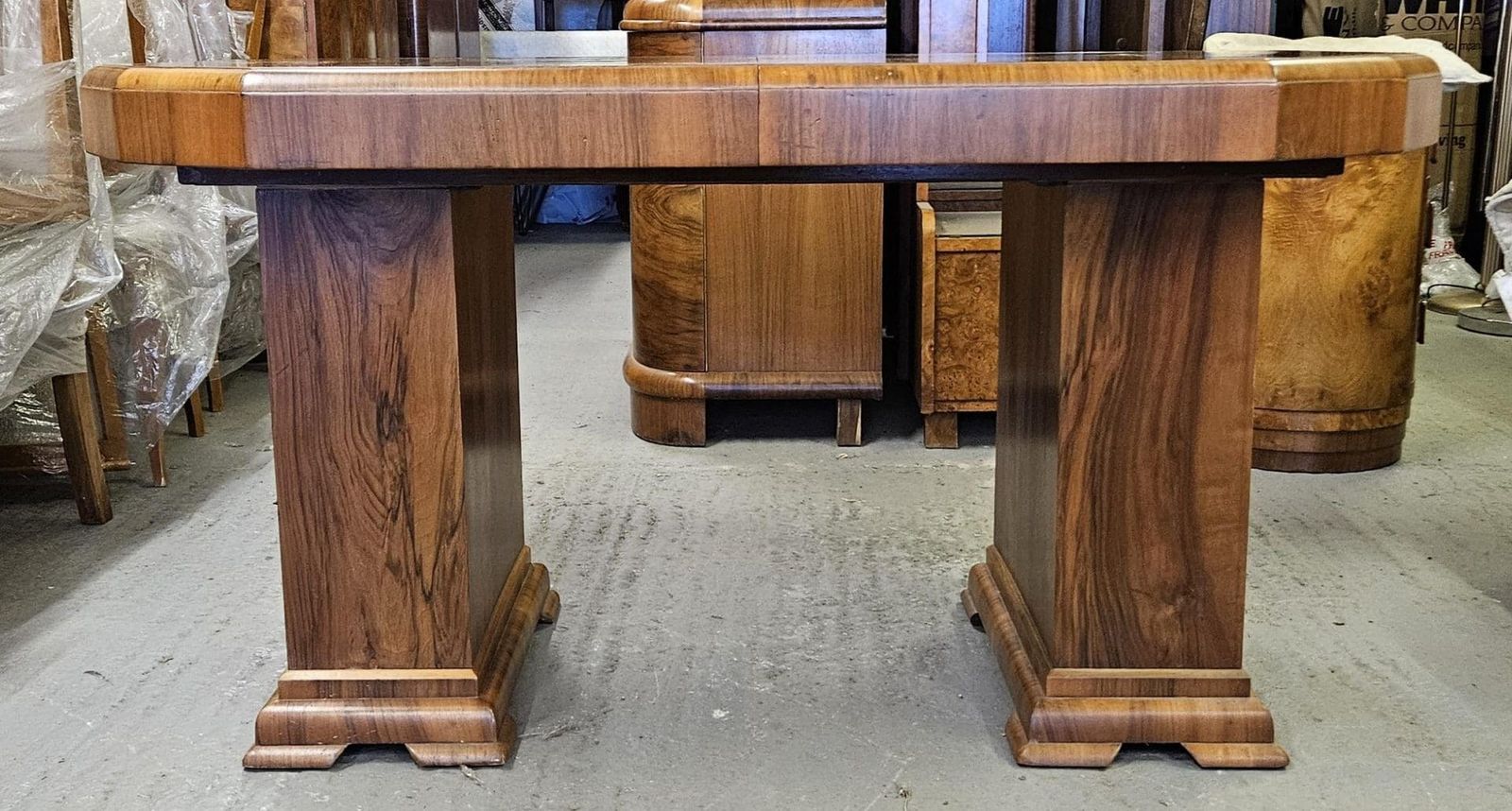Art Deco Extendable Dining Table photo for sale