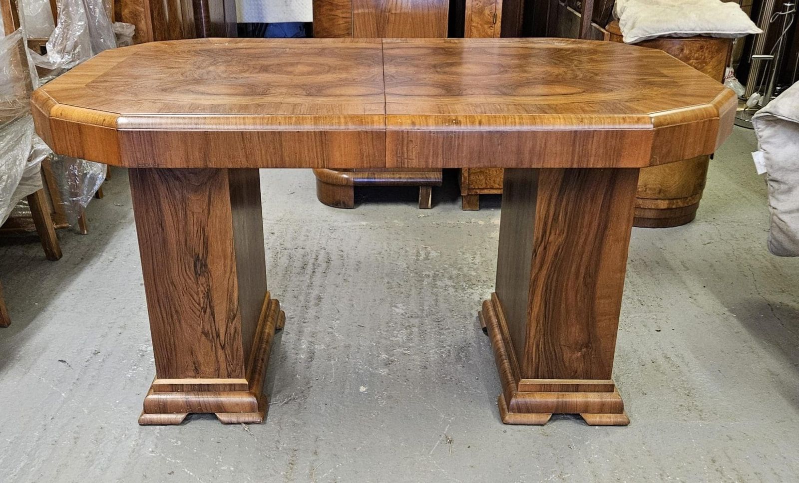 Art Deco Extendable Dining Table photo Furniture