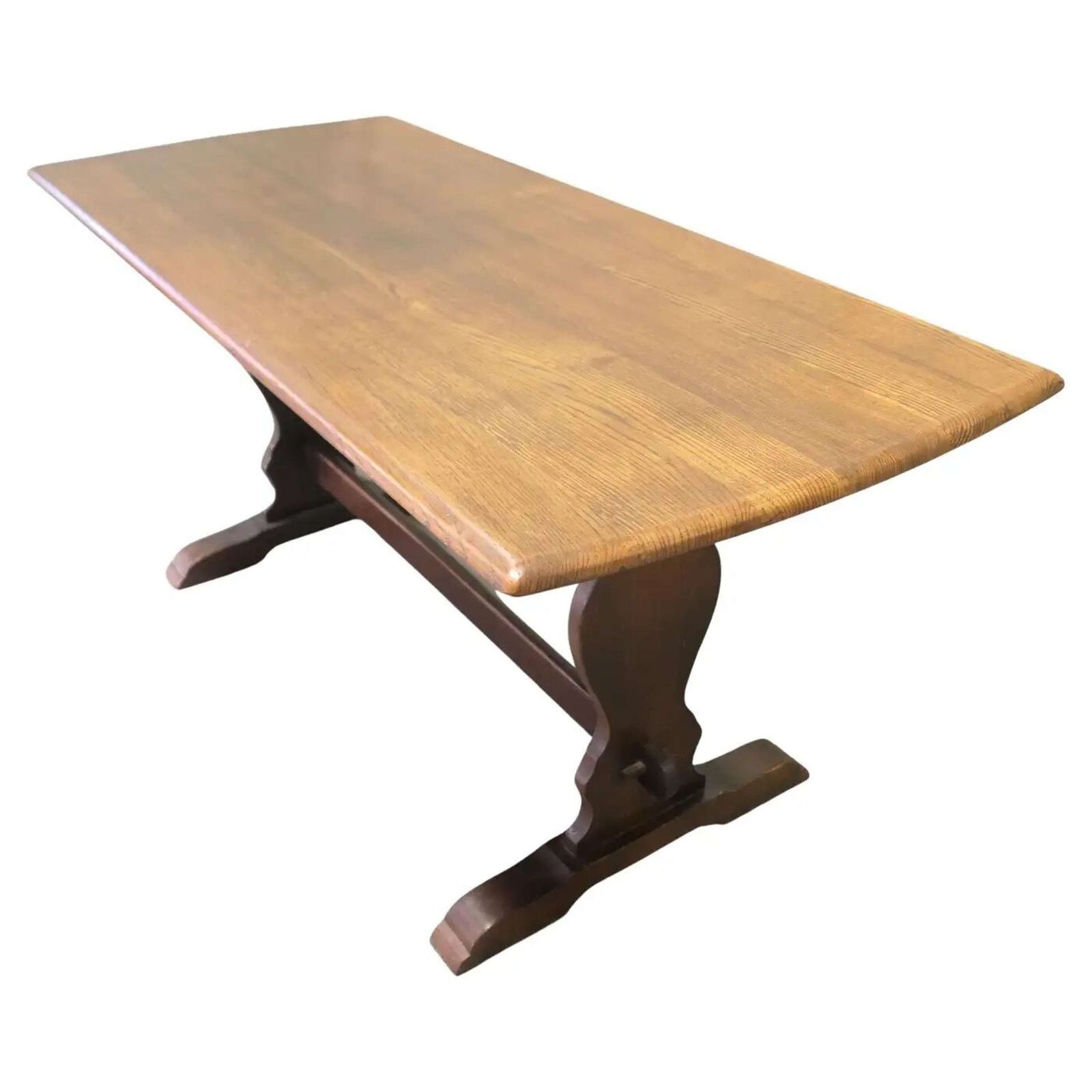 Good Quality Oak Refectory Dining Table This Is A Good Quality Country Oak Table In The R