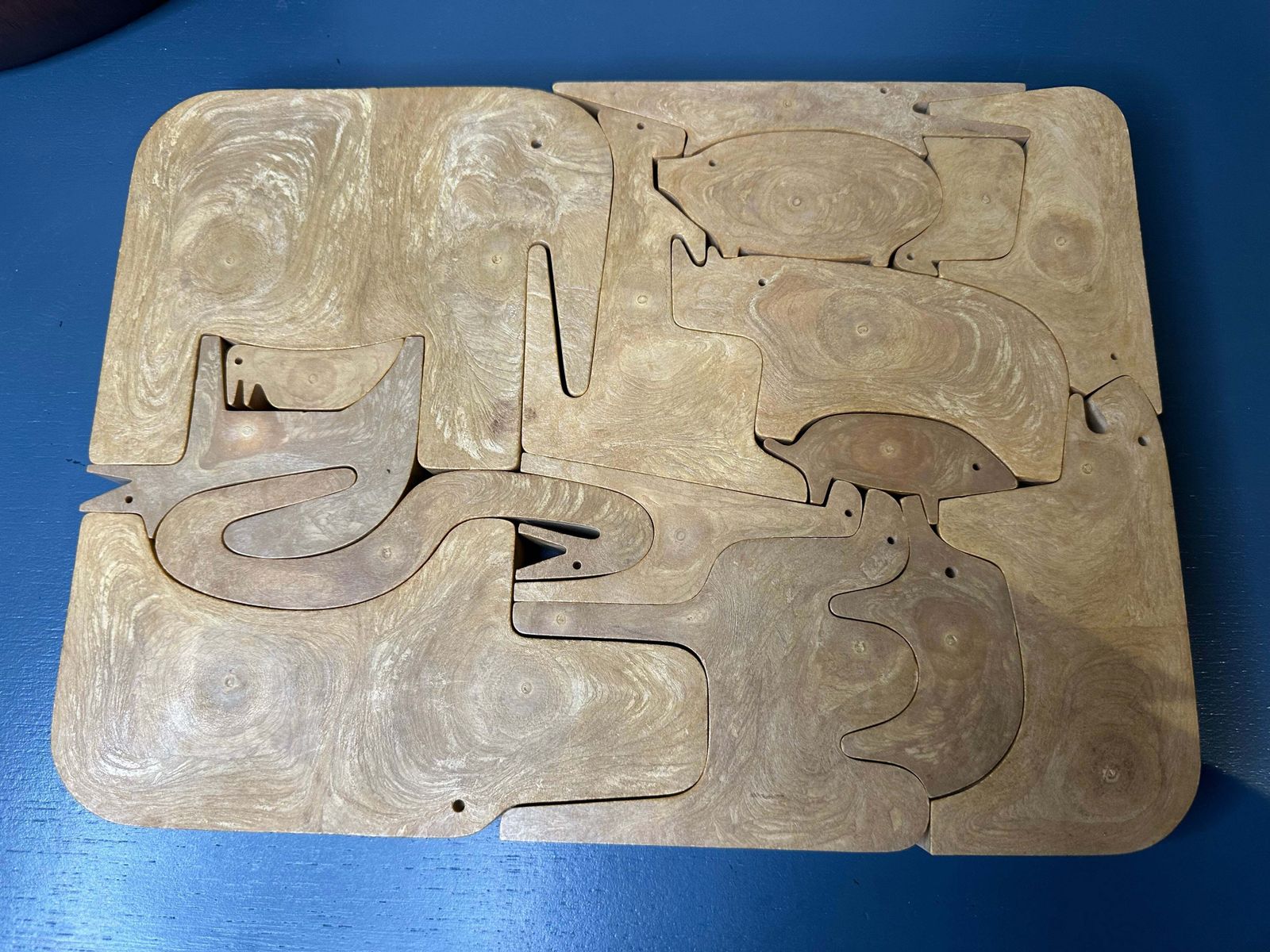 Enzo Mari “16 Animals” Puzzle — Iconic 1957 Design For Danese Milano photo for sale