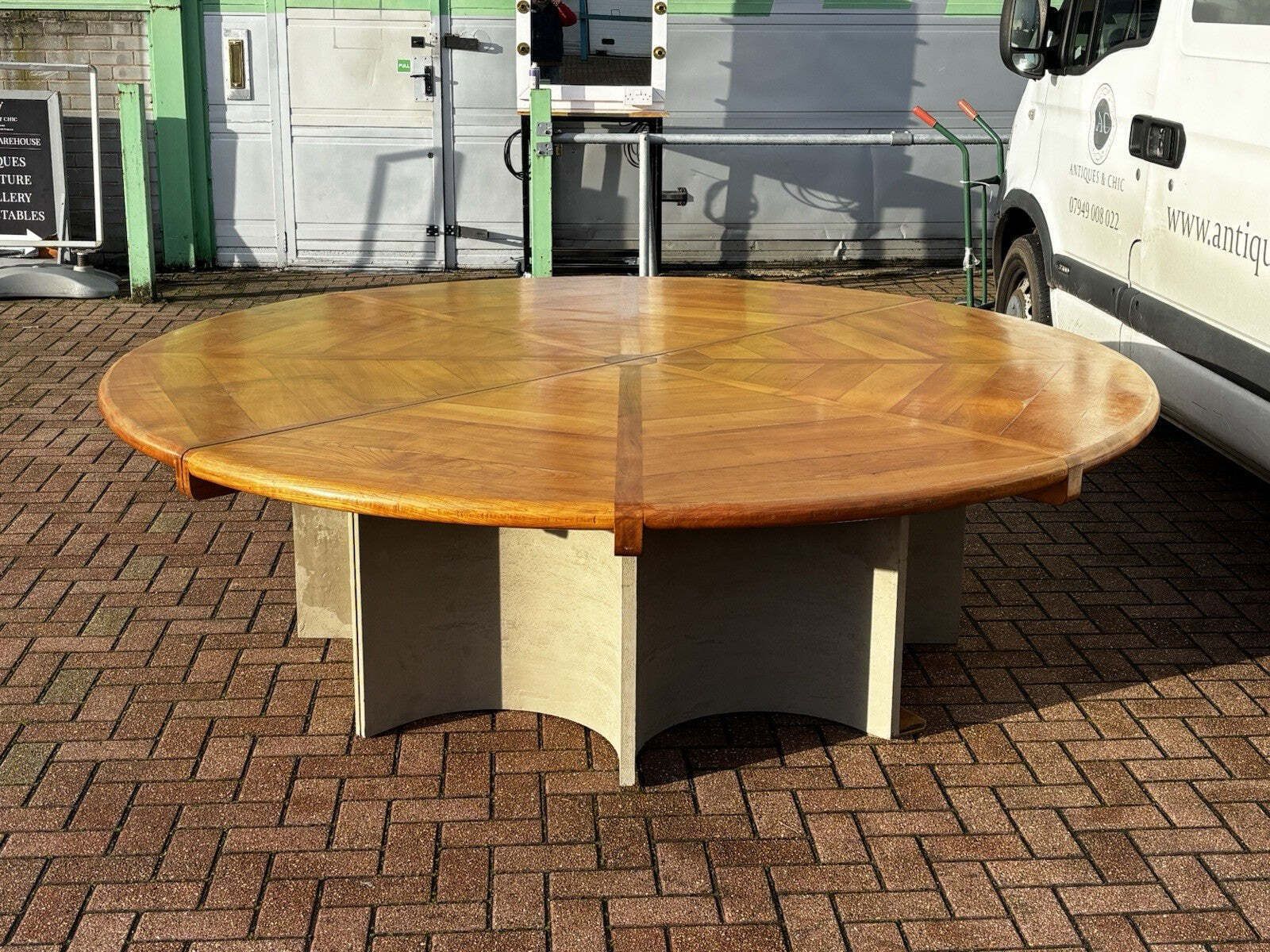 Mid Century Dining Table. Fabulous Quality, Seats 8 But Could Seat 10 12 photo buy