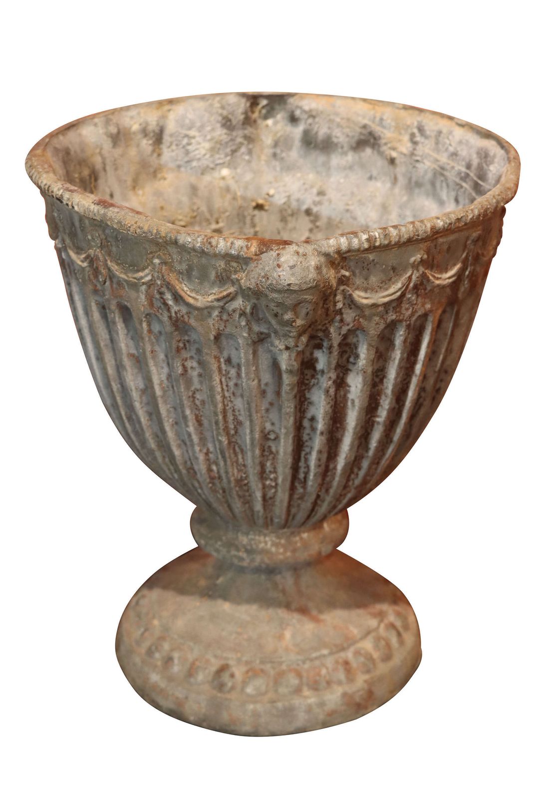A Good Pair Of Early 20th Century Adam Style Lead Garden Urns With Covers photo Garden Decor