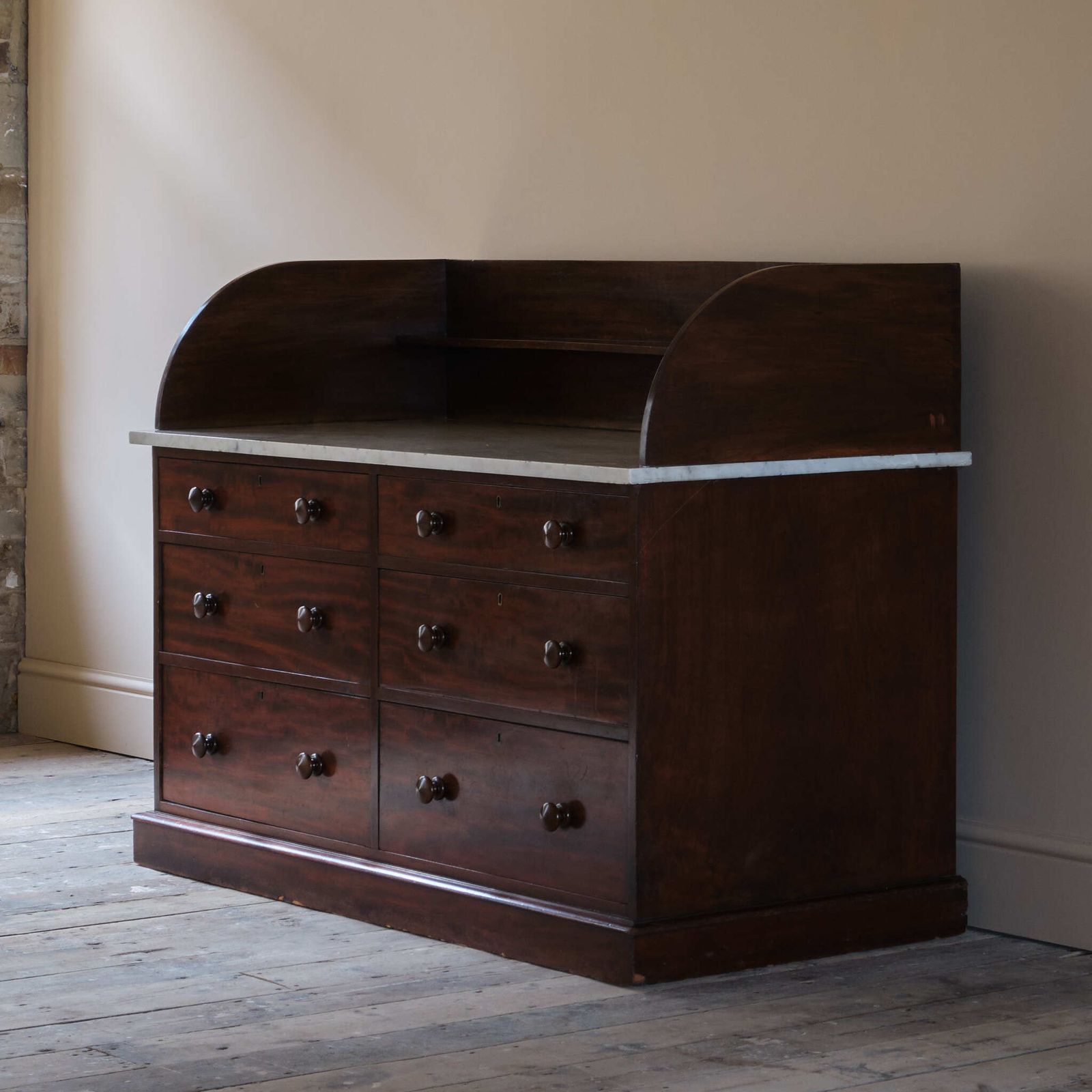 Mid 19th Century Mahogany Washstand Chest Of Drawers photo furniture
