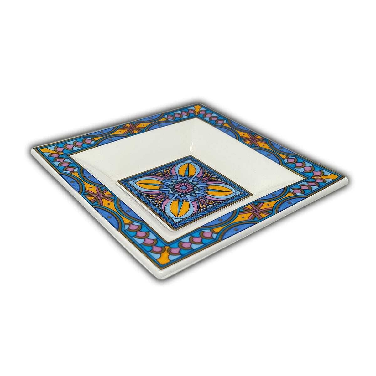 1990s Gorgeous Ashtray Or Catch All In Porcelain By Paloma Picasso For Villeroy & Boch