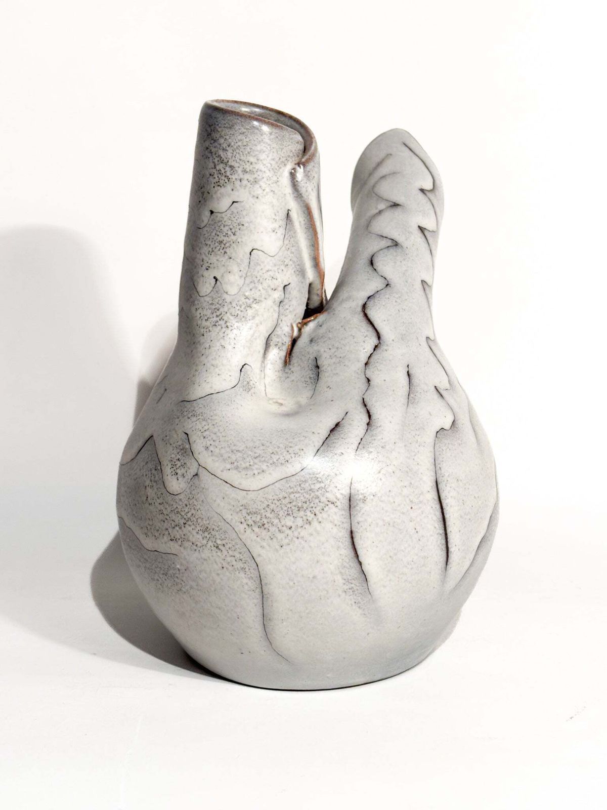 Abstract Vase In Grey Glazed Stoneware From The 1960s photo furniture