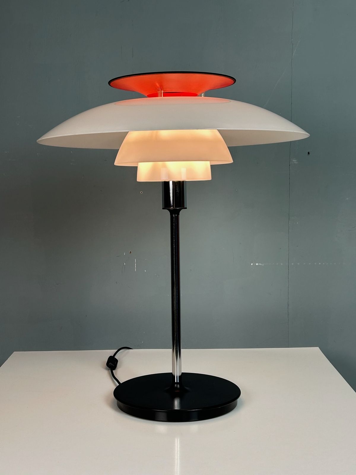 Ph 80 Table Lamp For Poul Henningsen By Louis Poulsen, 1970
