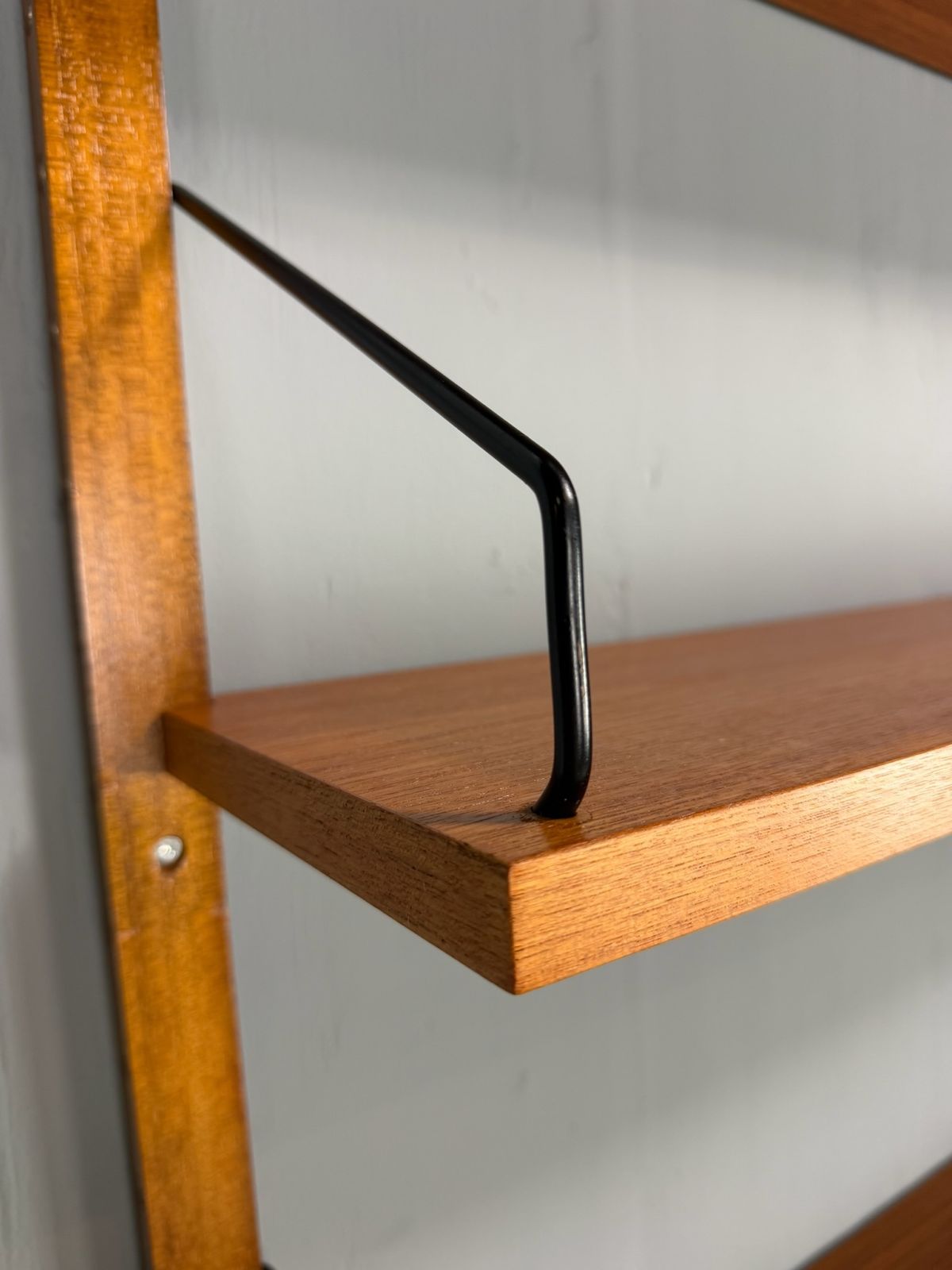 Poul Cadovius Mid  Century Modern Modular Teak Wall Unit Shelving For Cado, 1960 photo vintage