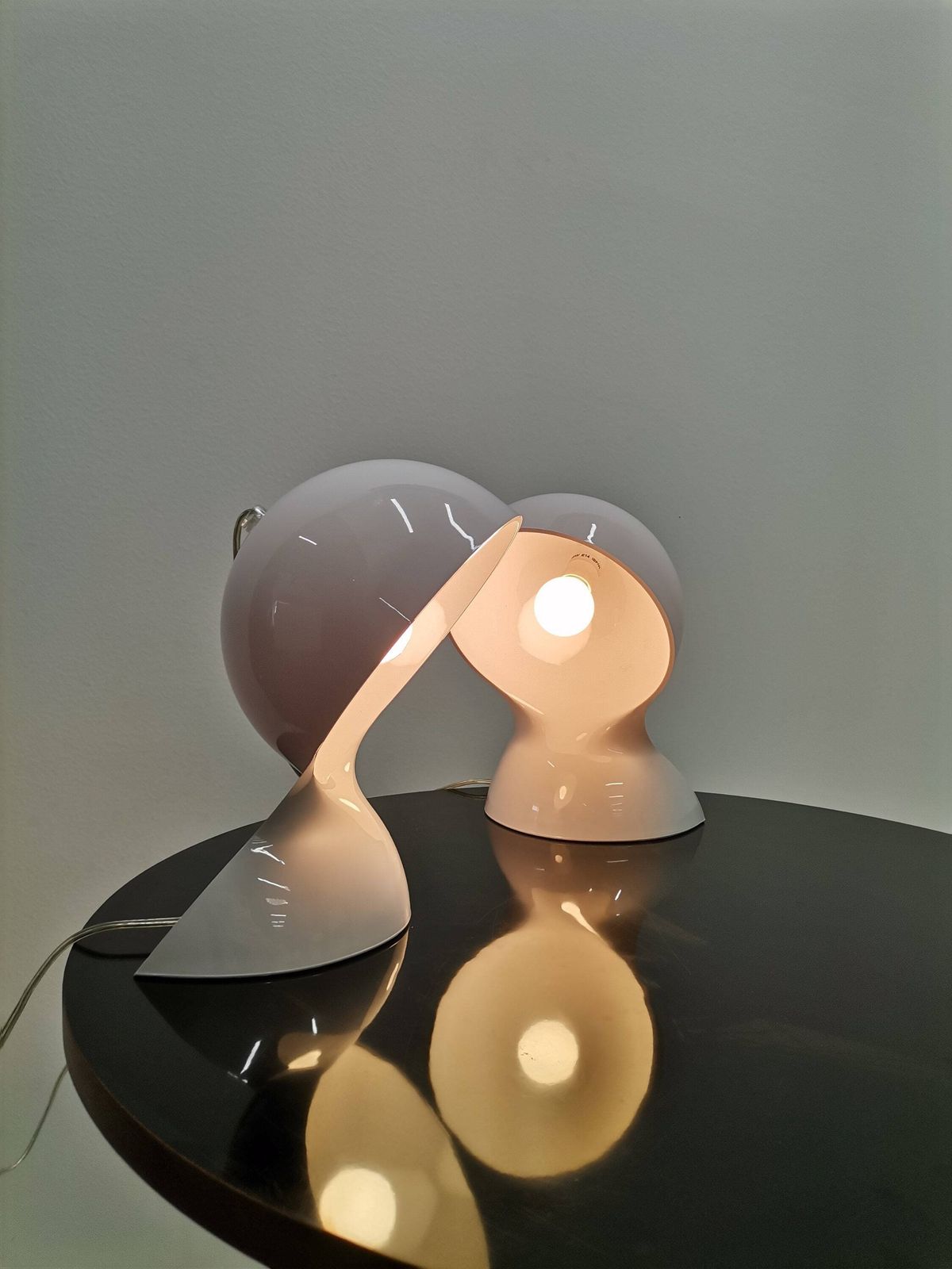 1 Of 2 Dalu Table Lamps By Vico Magistretti For Artemide / Mid Century Modern Light / 70s Italian Design photo furniture