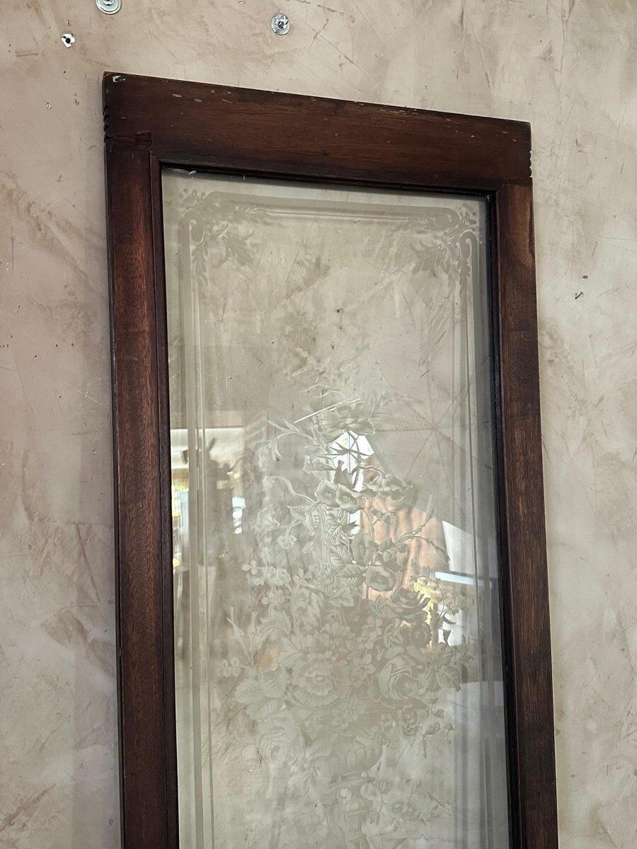 Etched Glass Door, 1890s, 1800s photo vinterior