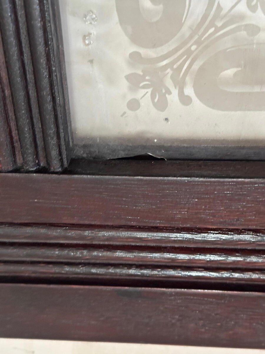 photo furniture Etched Glass Door, 1890s, 1800s