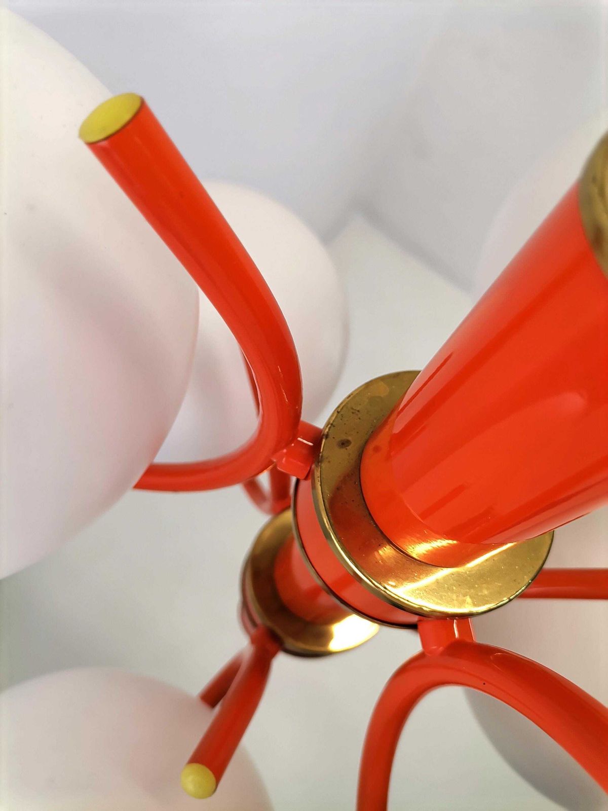 Vintage Pendant Light / 1970s / Mid Century / Richard Essig /Pendant Lamp/ Space Age photo vinterior