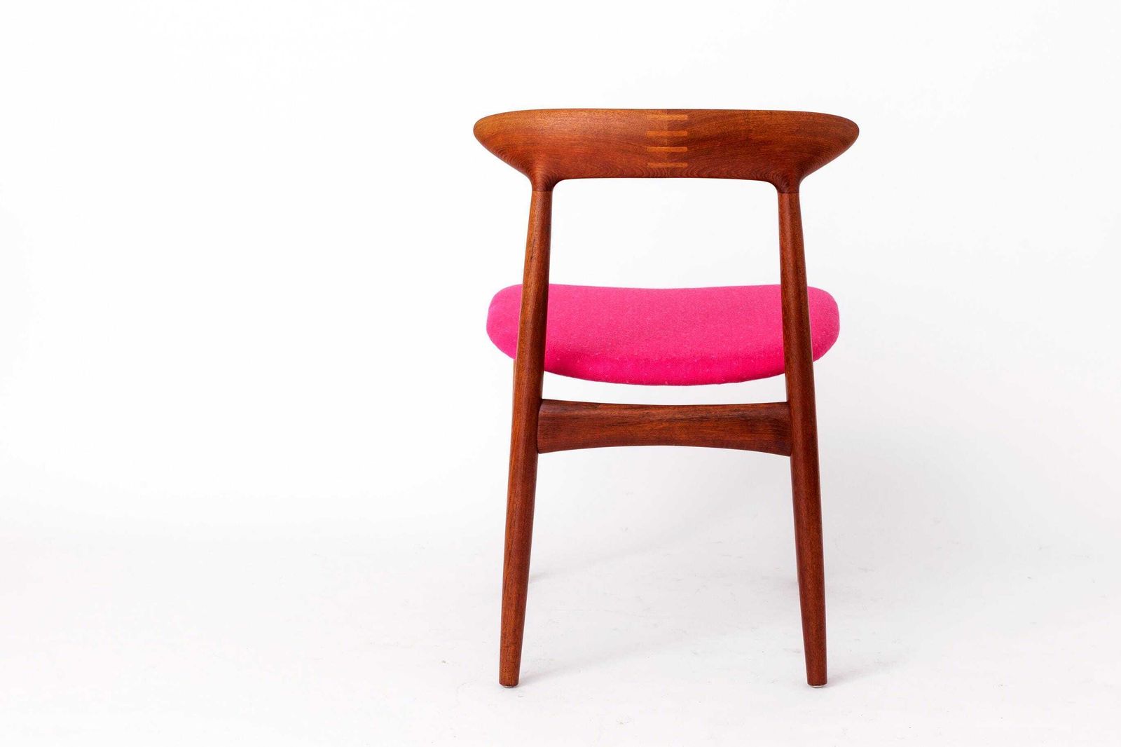 1950s Kurt østervig Teak Chair – Danish Design, Refurbished   Repaired photo vinterior