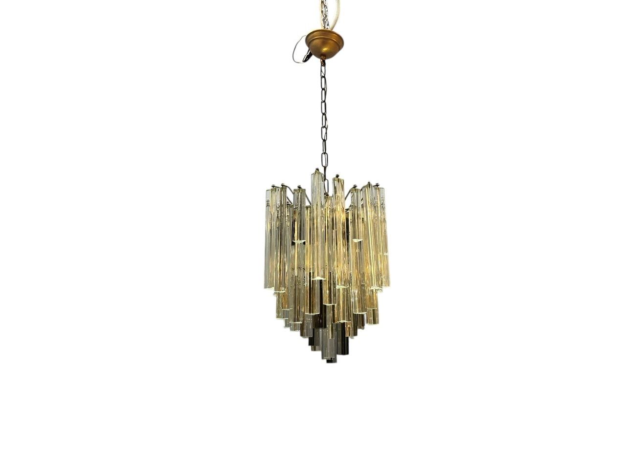 Murano Glass Trilobi Chandelier 1970’s