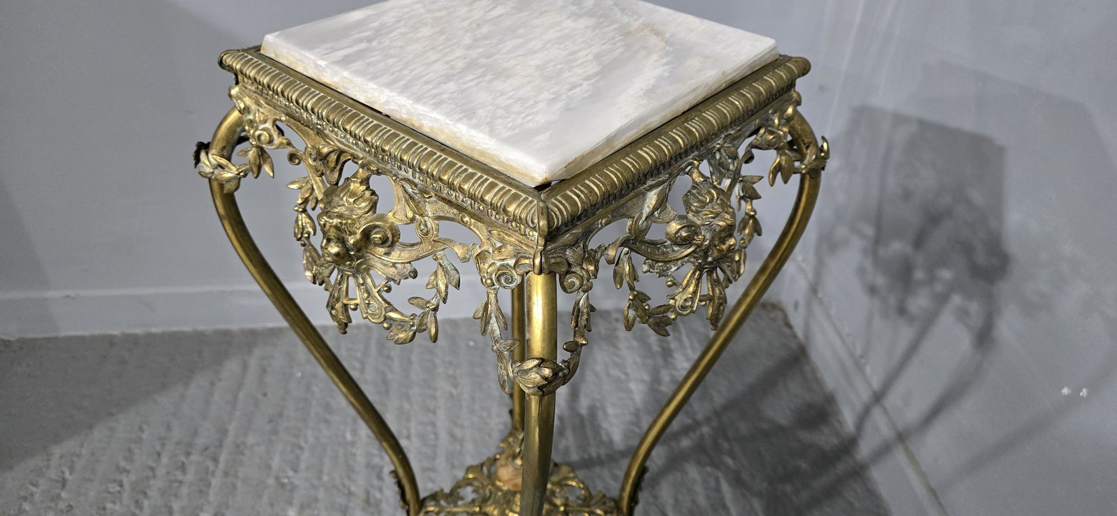 Fabulous Brass Jardinere Stand photo for sale
