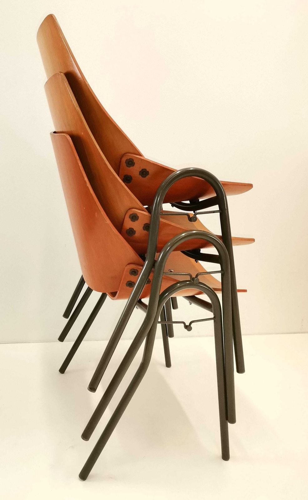 photo for sale 1 Of 7 Rare Lupina "Shell" Chairs By Niko Kralj For Stol Kamnik / Industrial Designer Chair / Office Chair / Made In Yugoslavia / 1960s