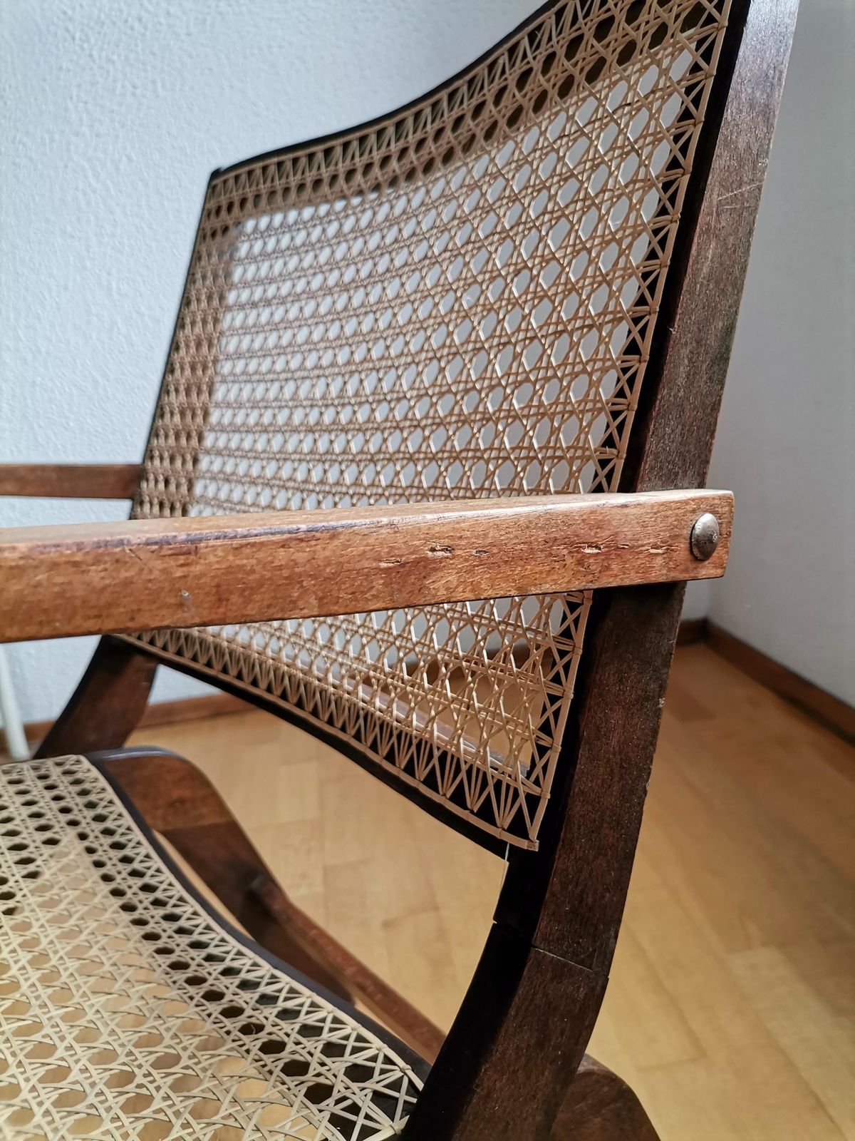 Very Rare Rex Armchair By Niko Kralj / Prototype Model 100 / Industrial Design Bentwood And Hand Woven Cane Lounge Chair / 1950s Yugoslavia photo Furniture